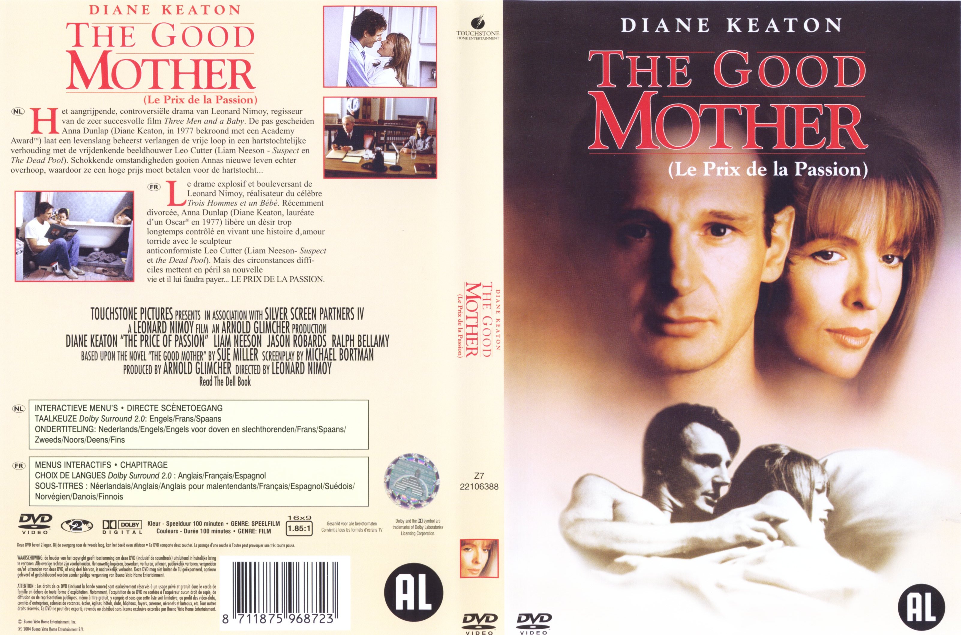 Jaquette DVD Le prix de la passion - The good mother