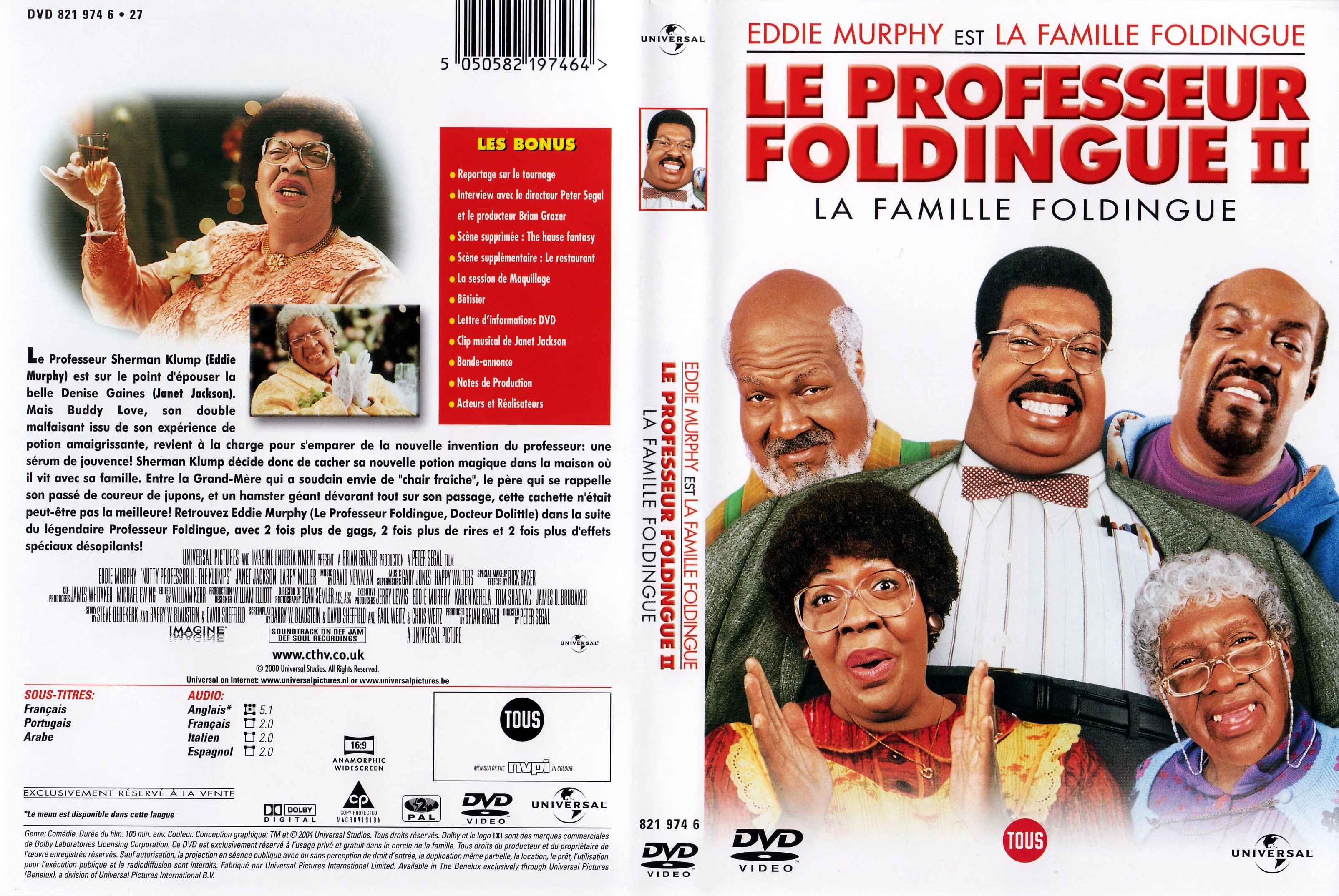 Jaquette DVD Le professeur Foldingue 2