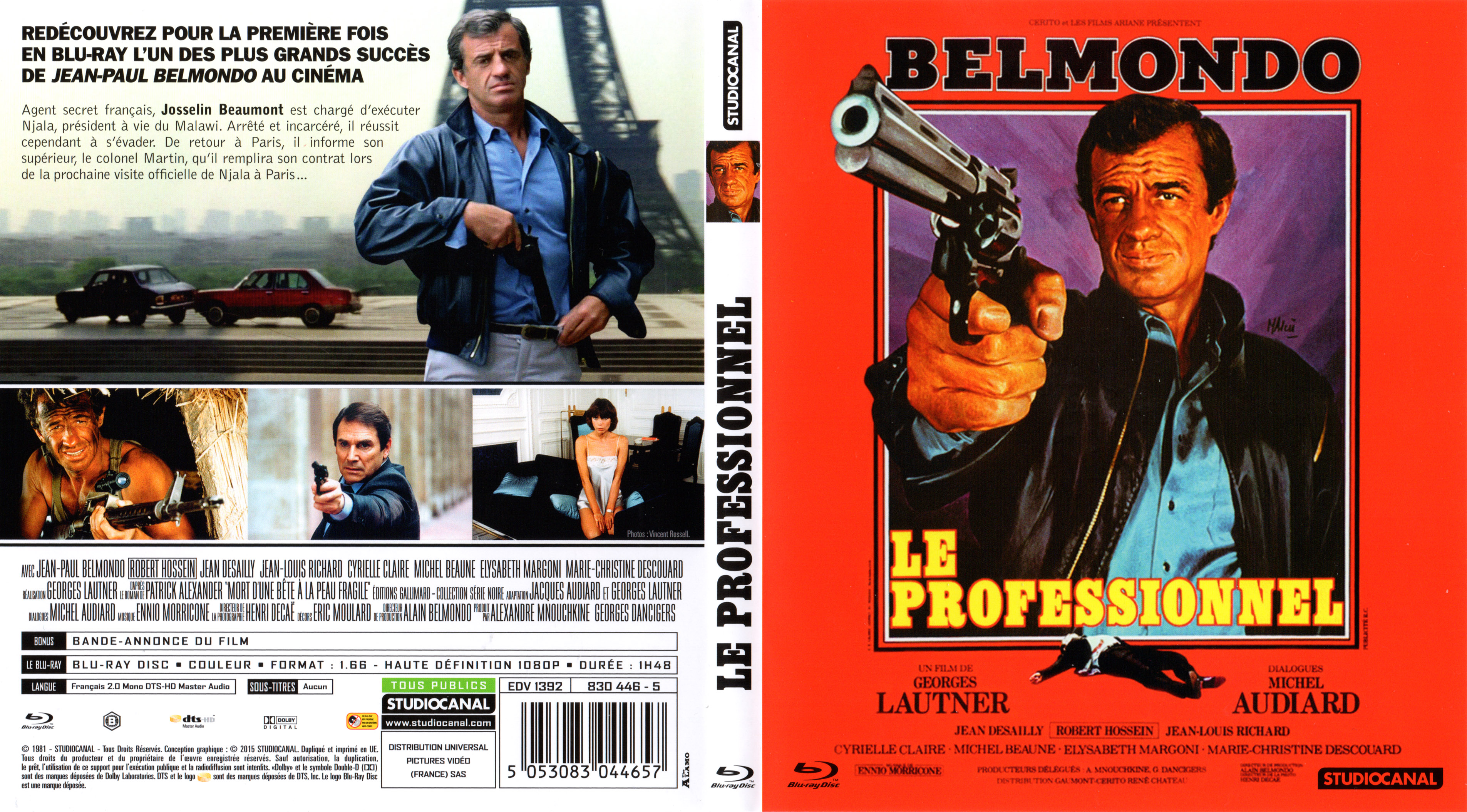 Jaquette DVD Le professionnel (BLU-RAY)