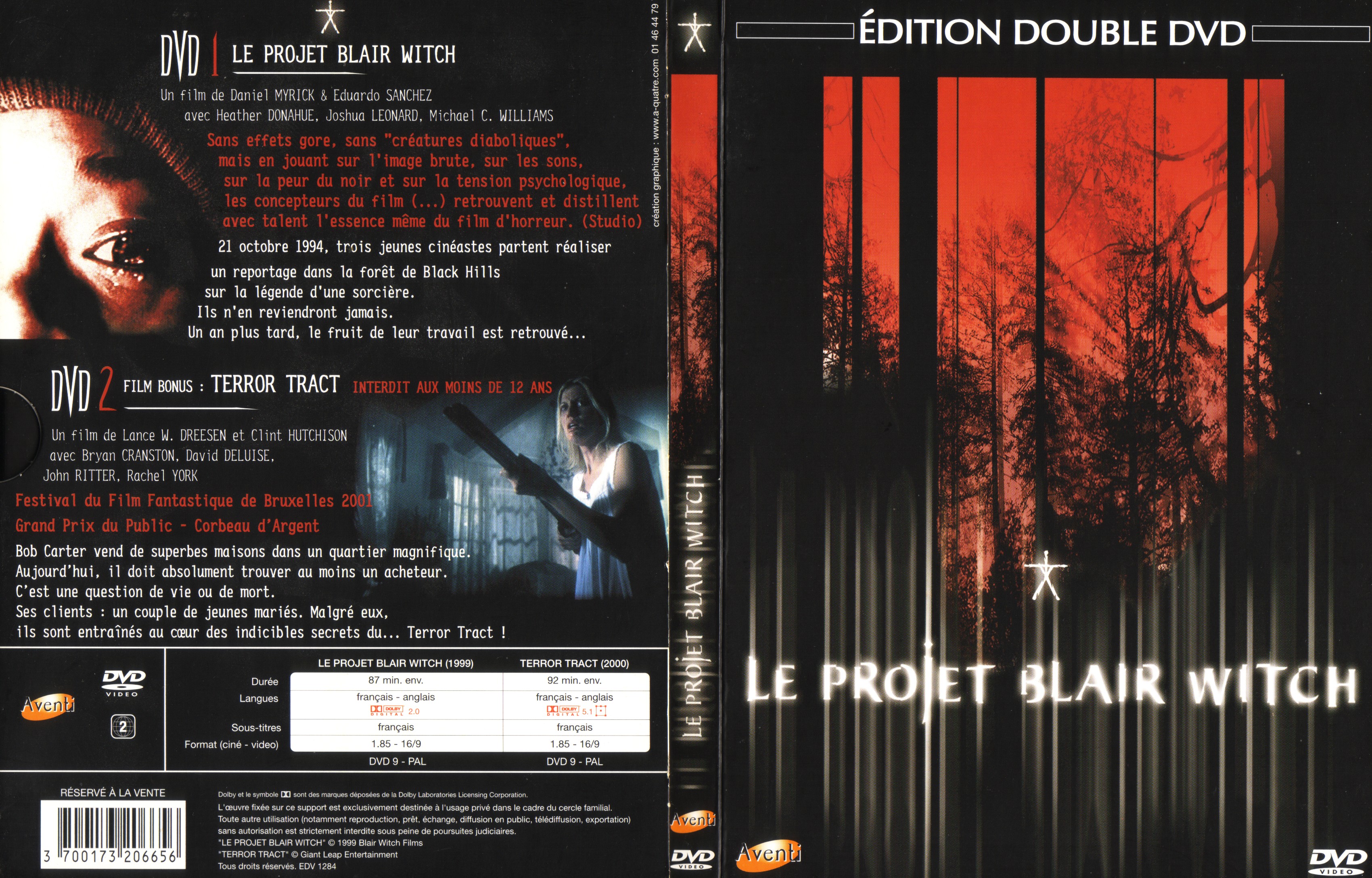 Jaquette DVD Le projet Blair Witch v3