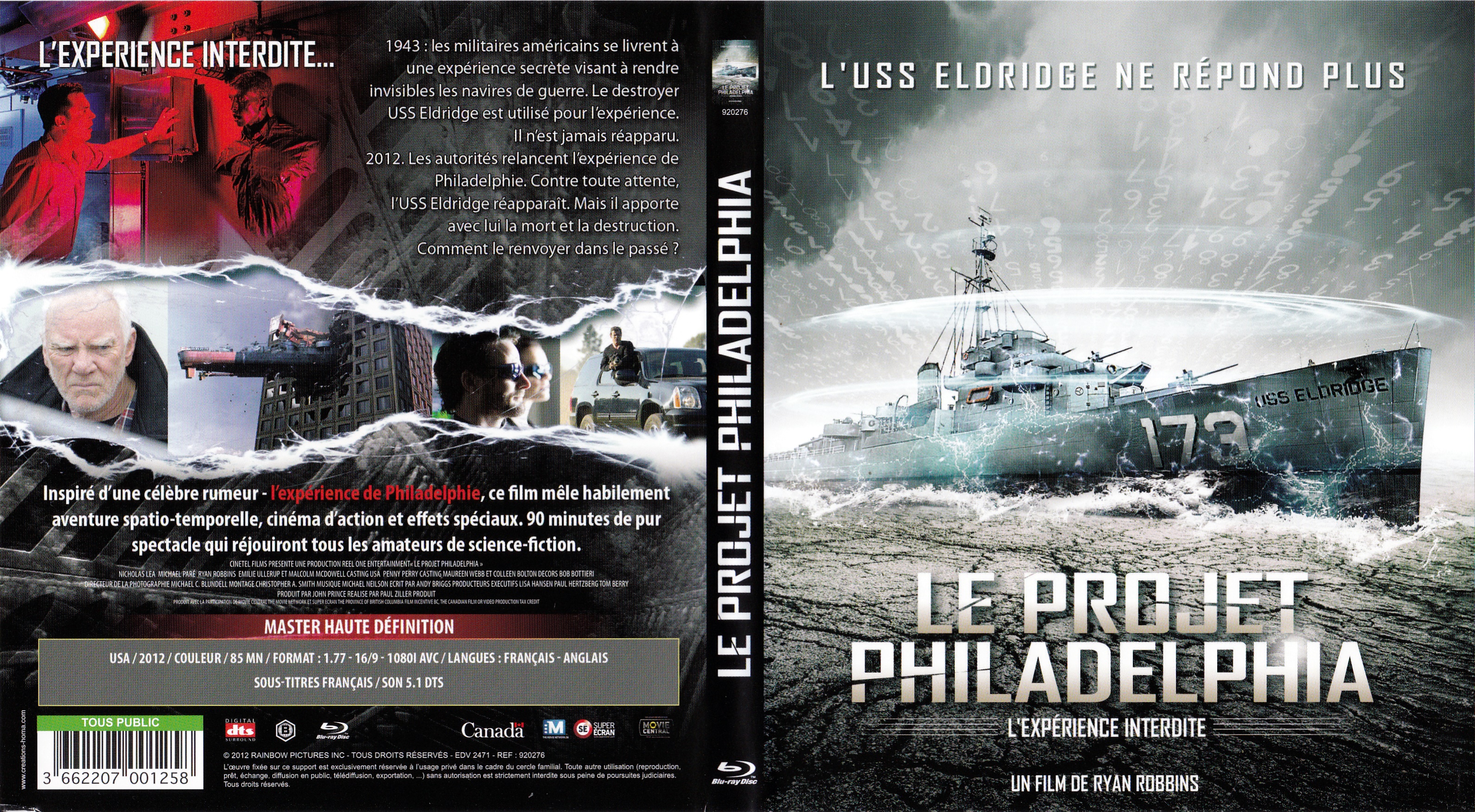 Jaquette DVD de Le projet Philadelphia - L'expérience interdite (BLU - Le Projet Philadelphia L Expérience Interdite