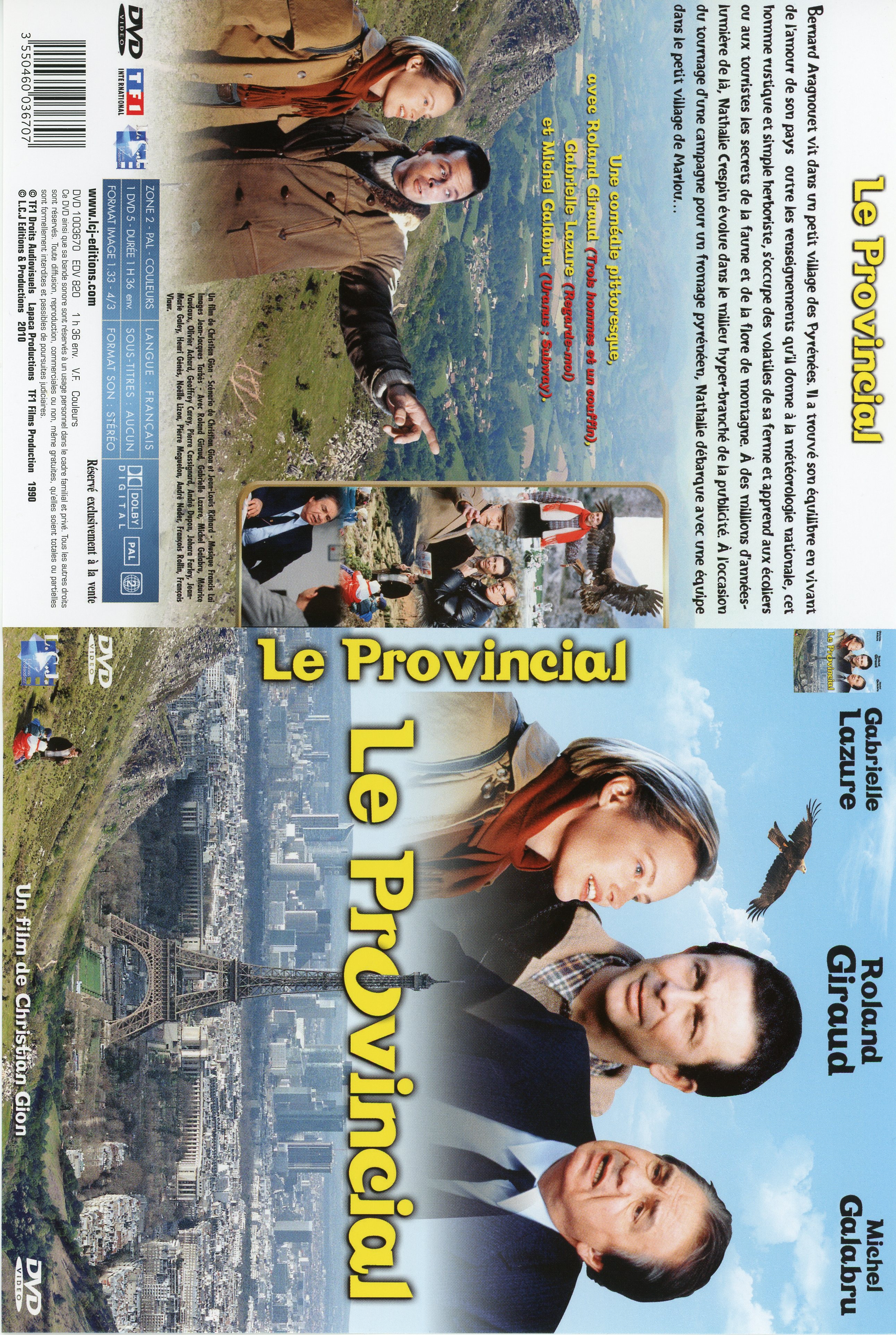 Jaquette DVD Le provincial