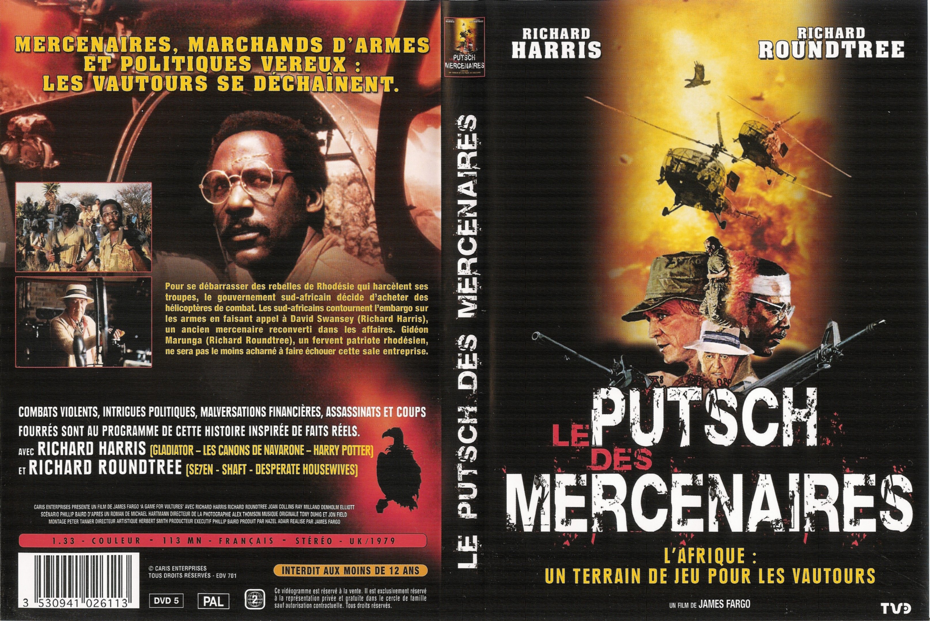 Jaquette DVD Le putsch des mercenaires