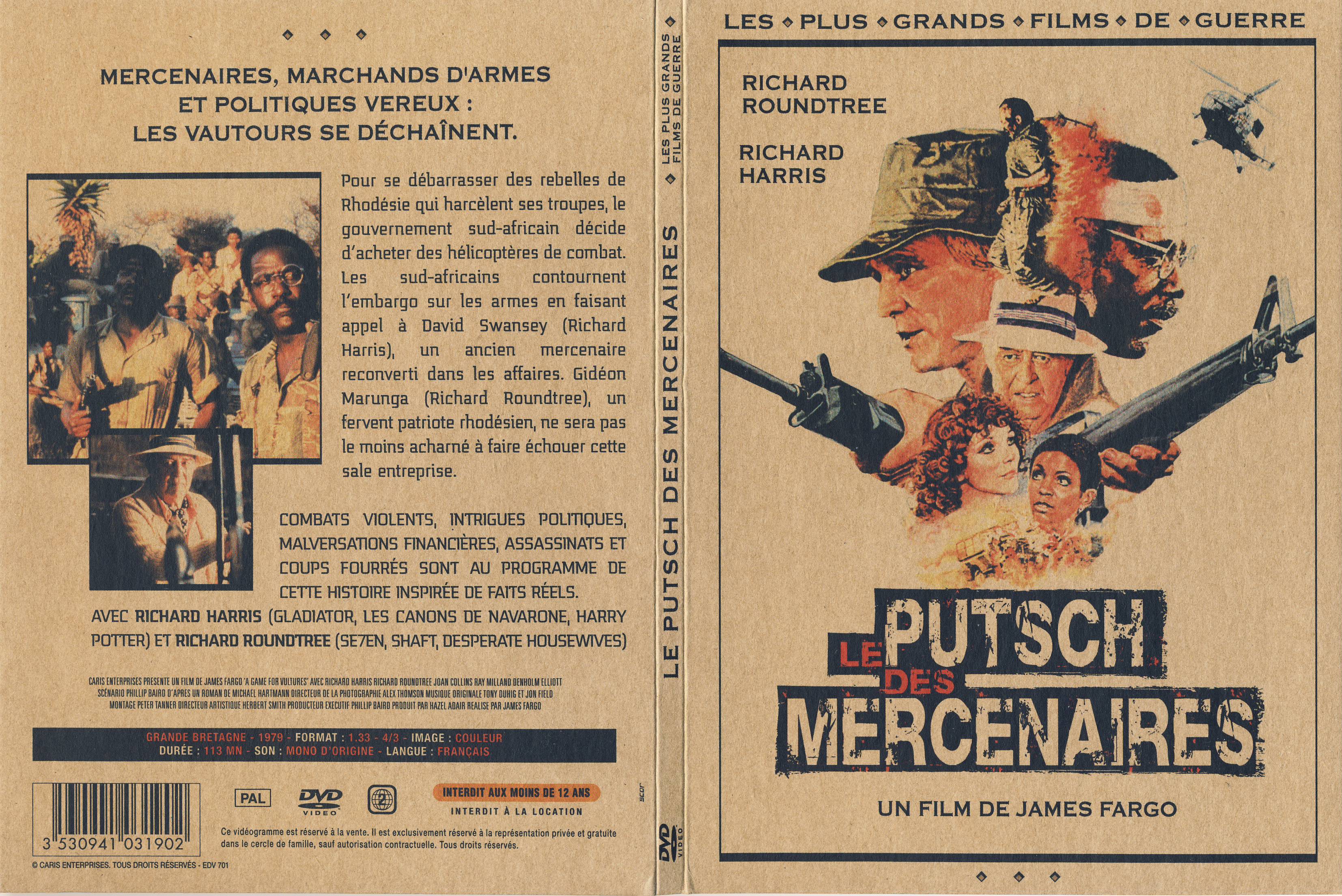 Jaquette DVD Le putsch des mercenaires v2