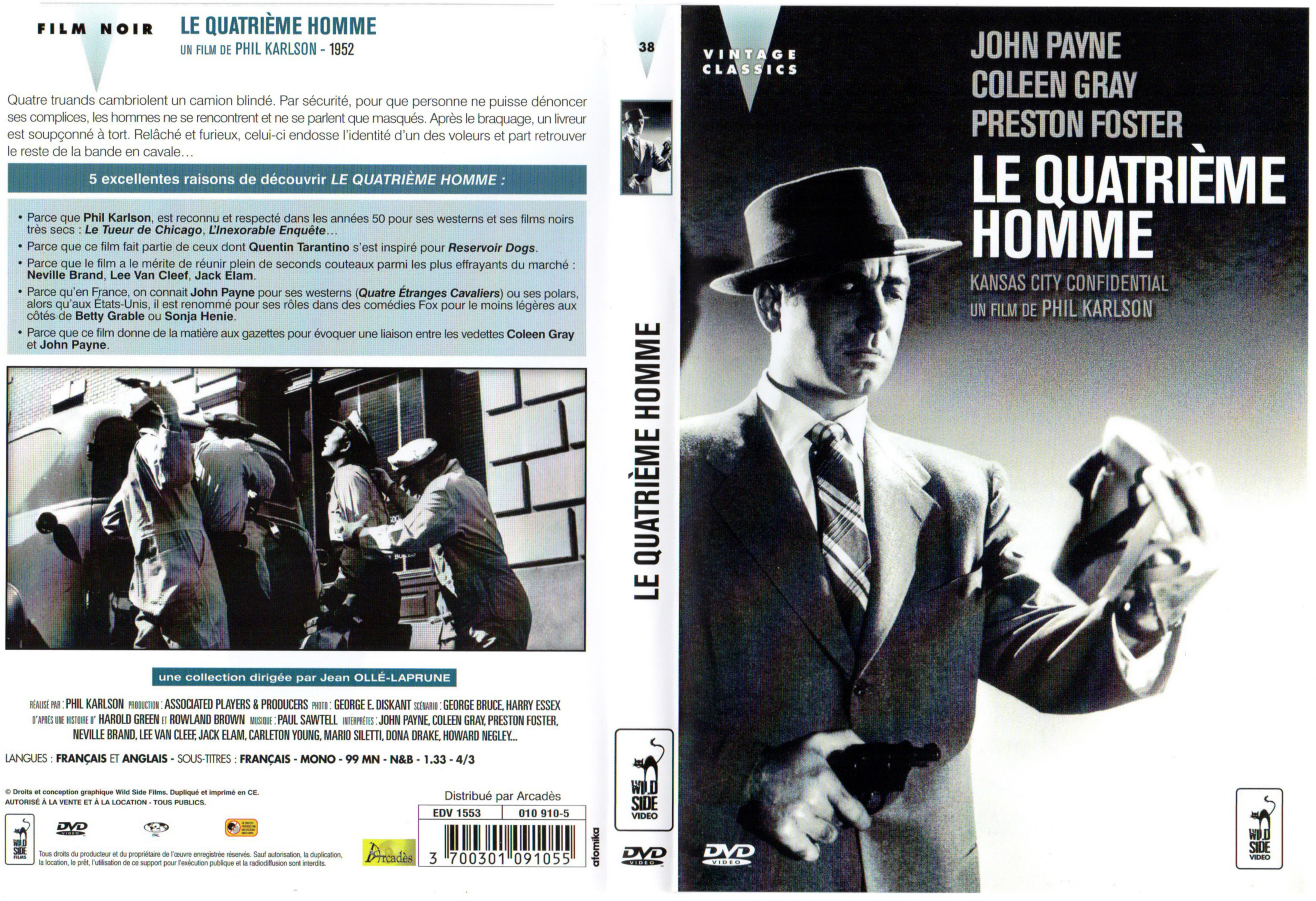 Jaquette DVD Le quatrime homme