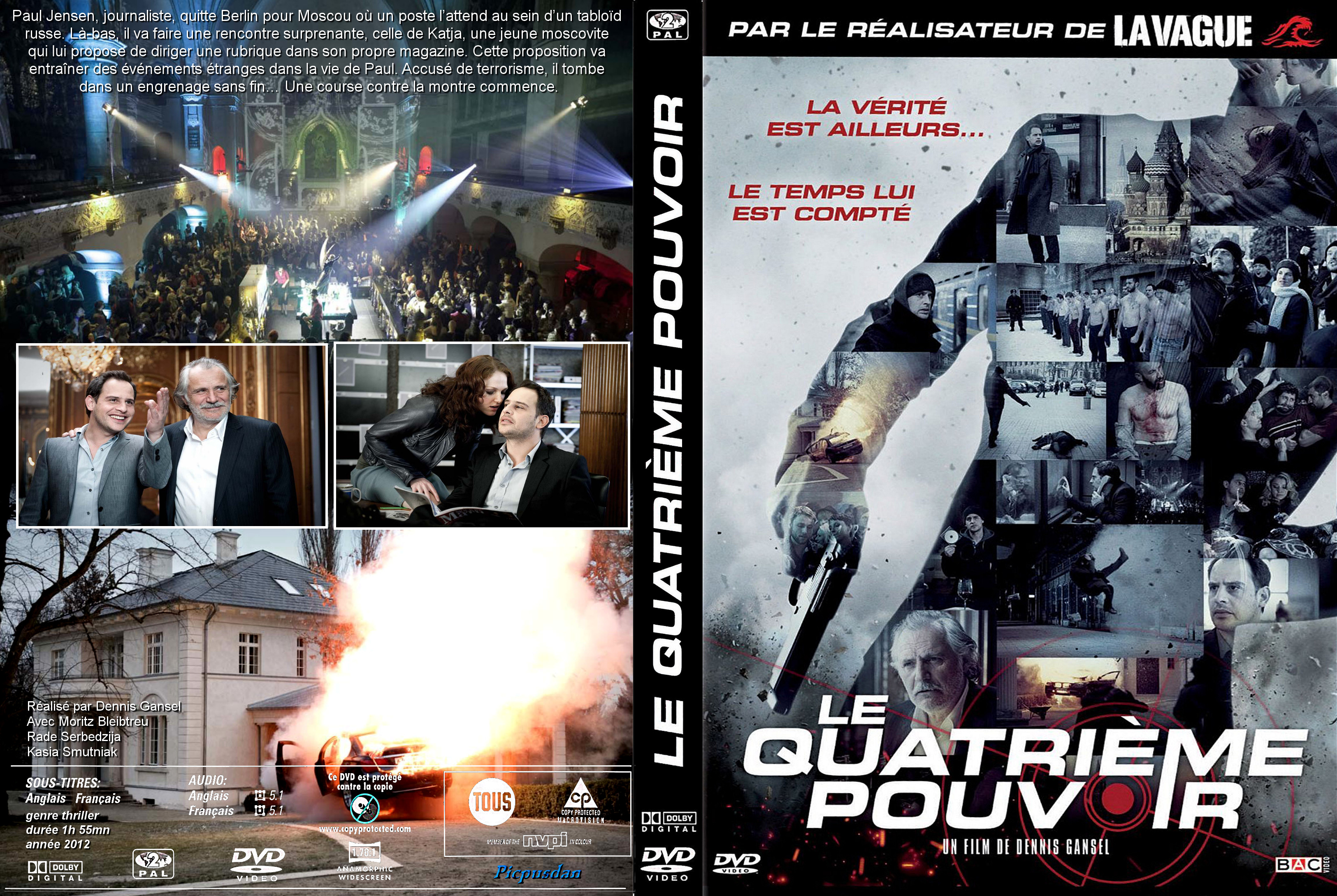Jaquette DVD Le quatrieme pouvoir (2012) custom