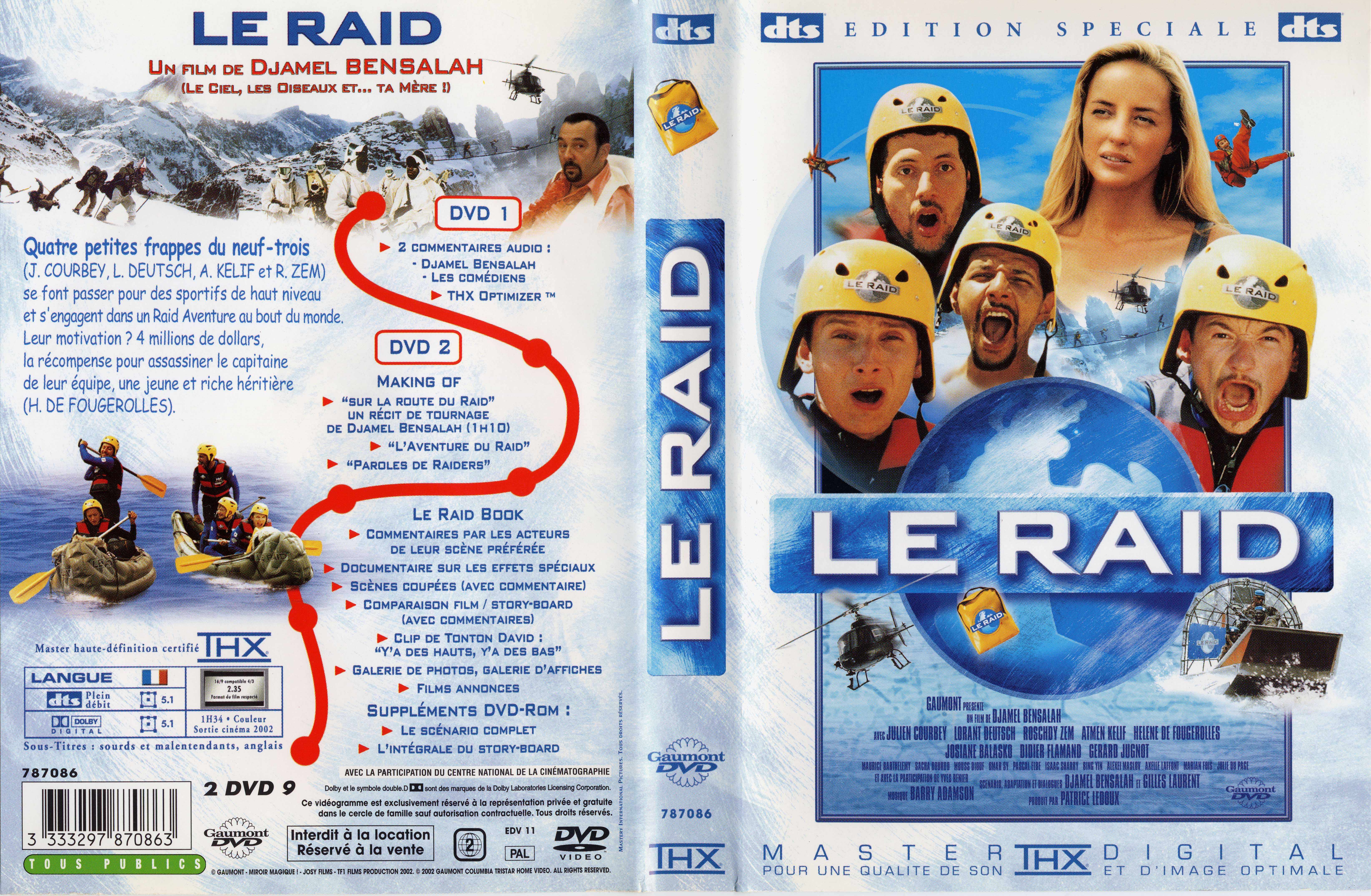 Jaquette DVD Le raid