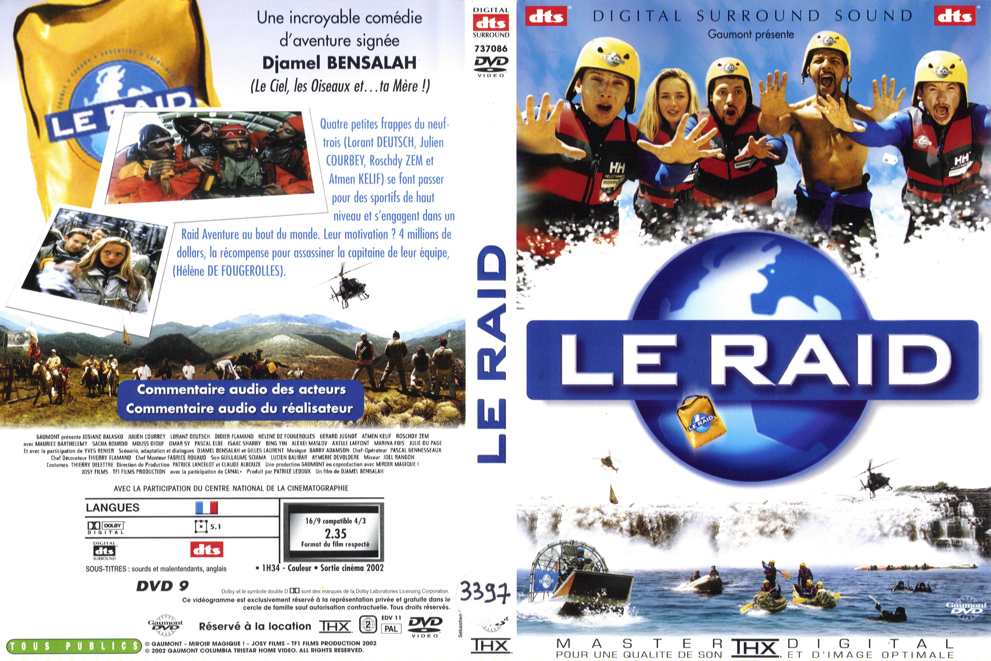 Jaquette DVD Le raid v2