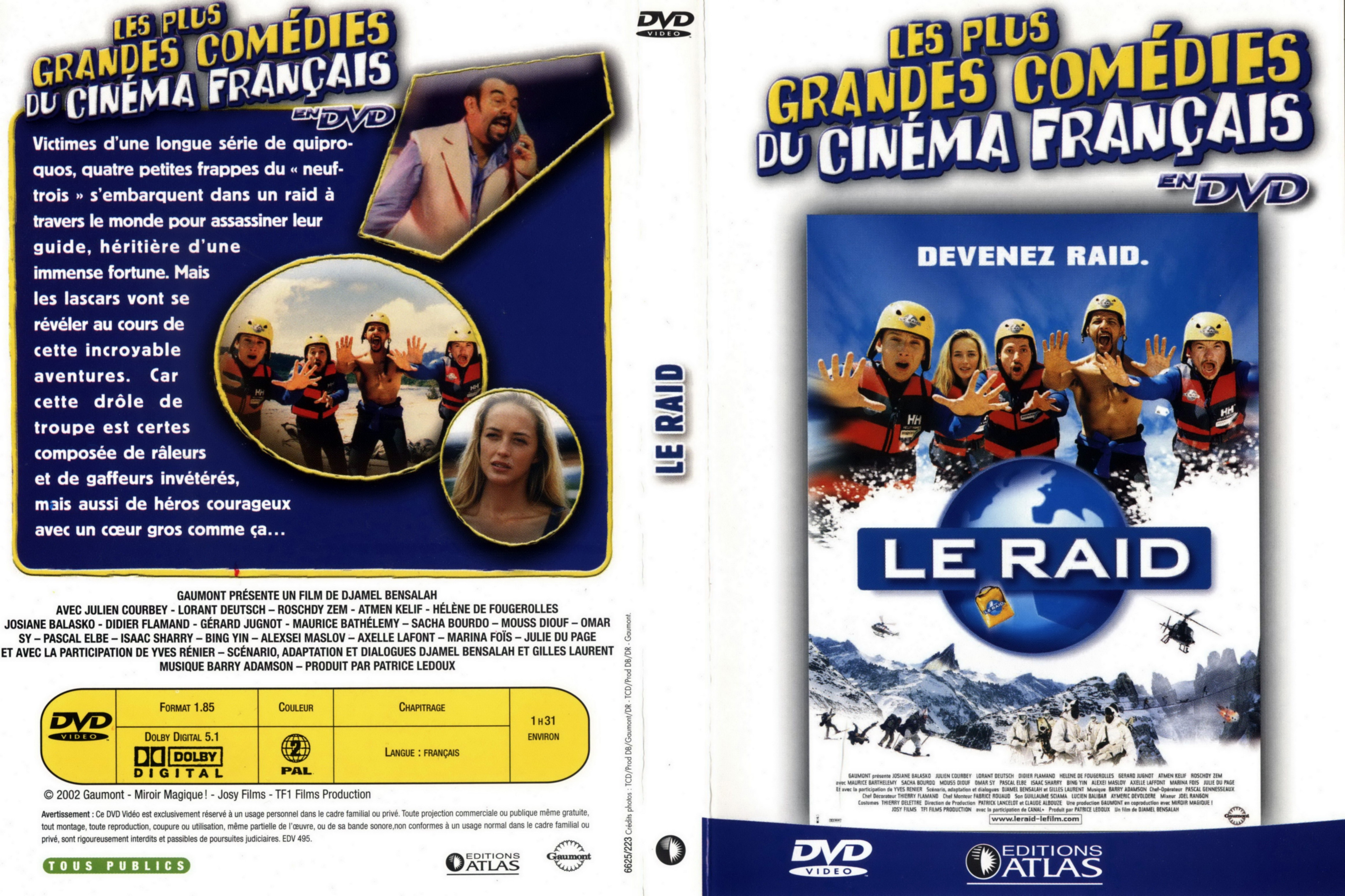 Jaquette DVD Le raid v3