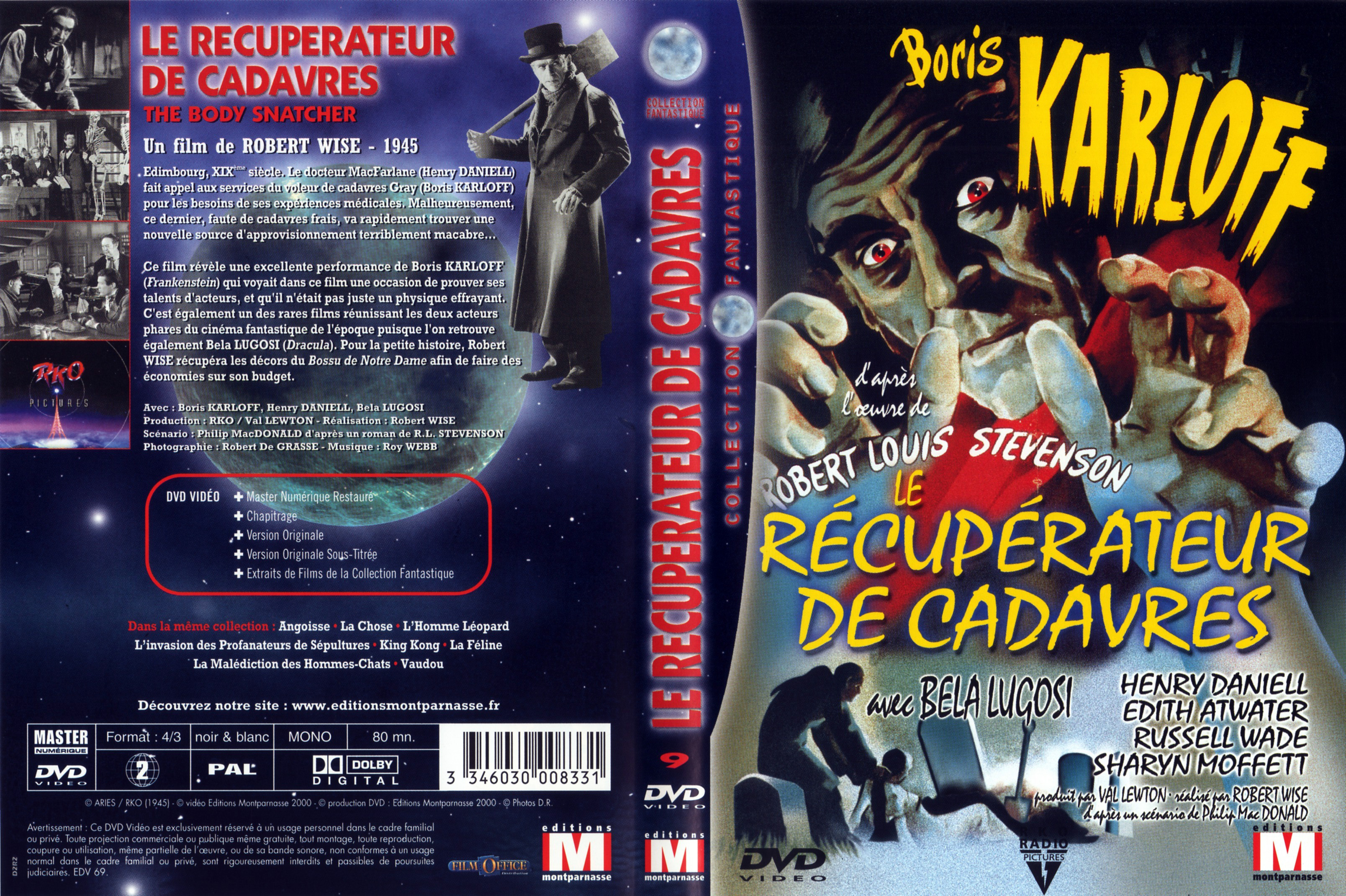 Jaquette DVD Le recuperateur de cadavres