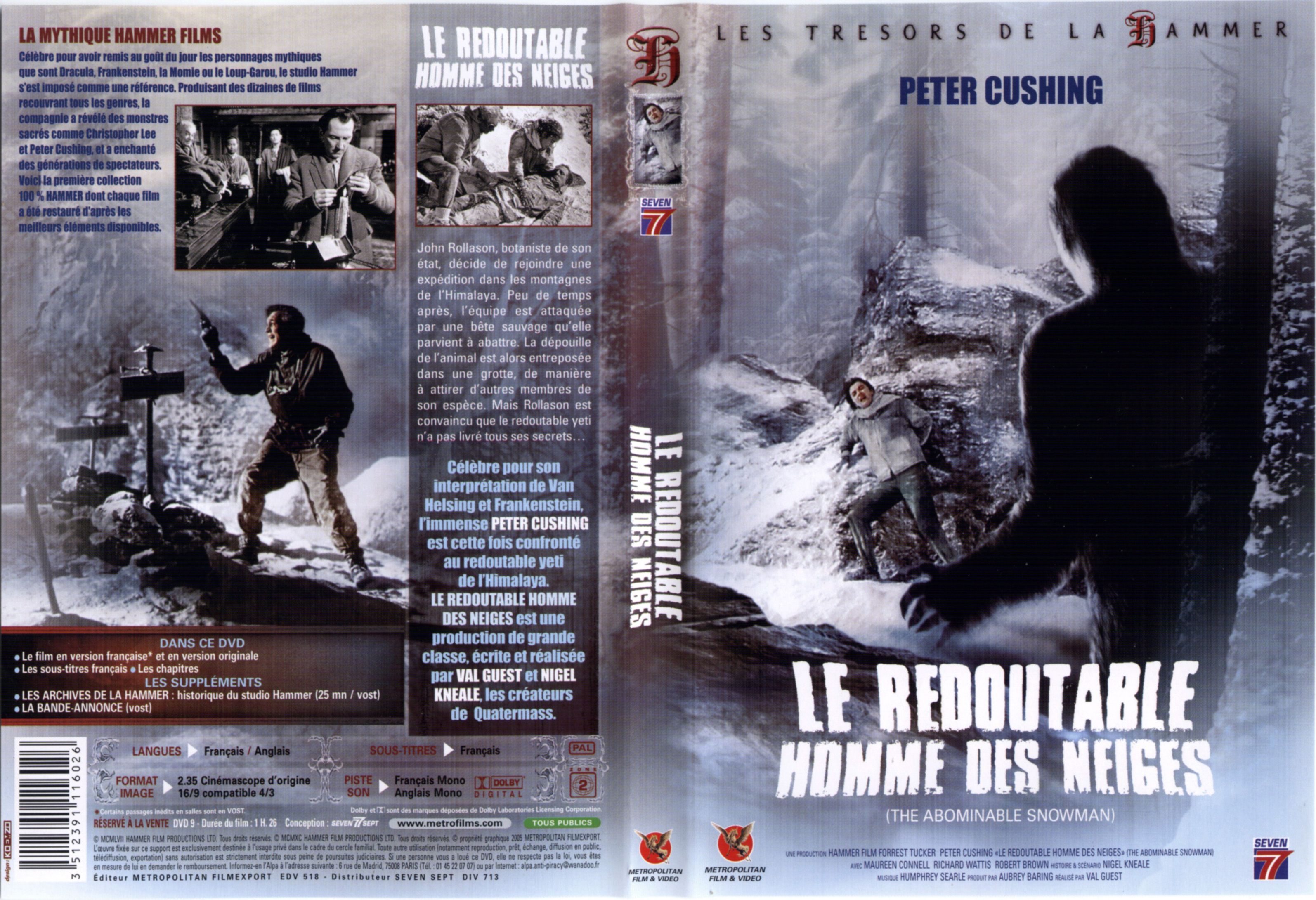 Jaquette DVD Le redoutable homme des neiges