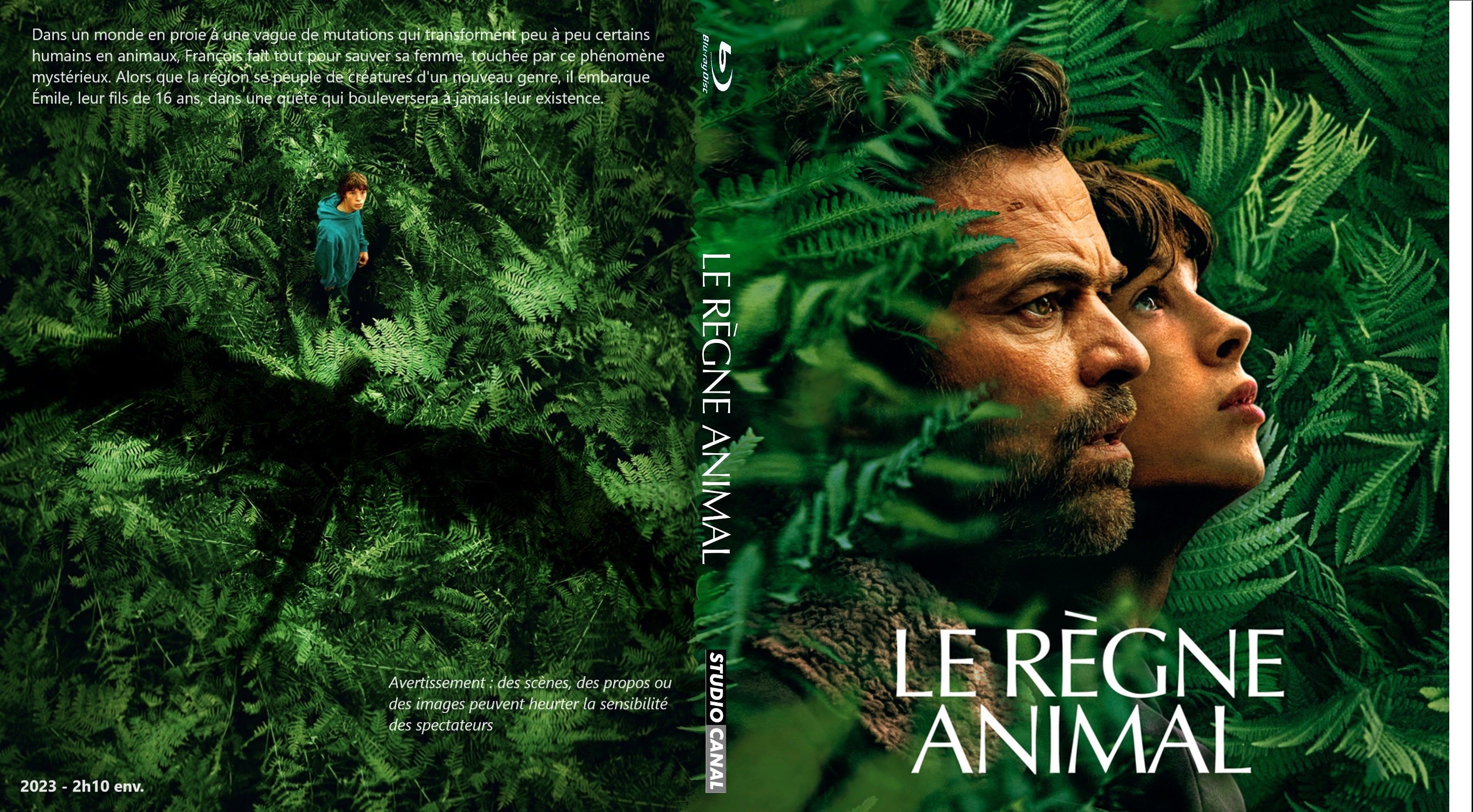 Jaquette DVD Le rgne animal custom (BLU-RAY)