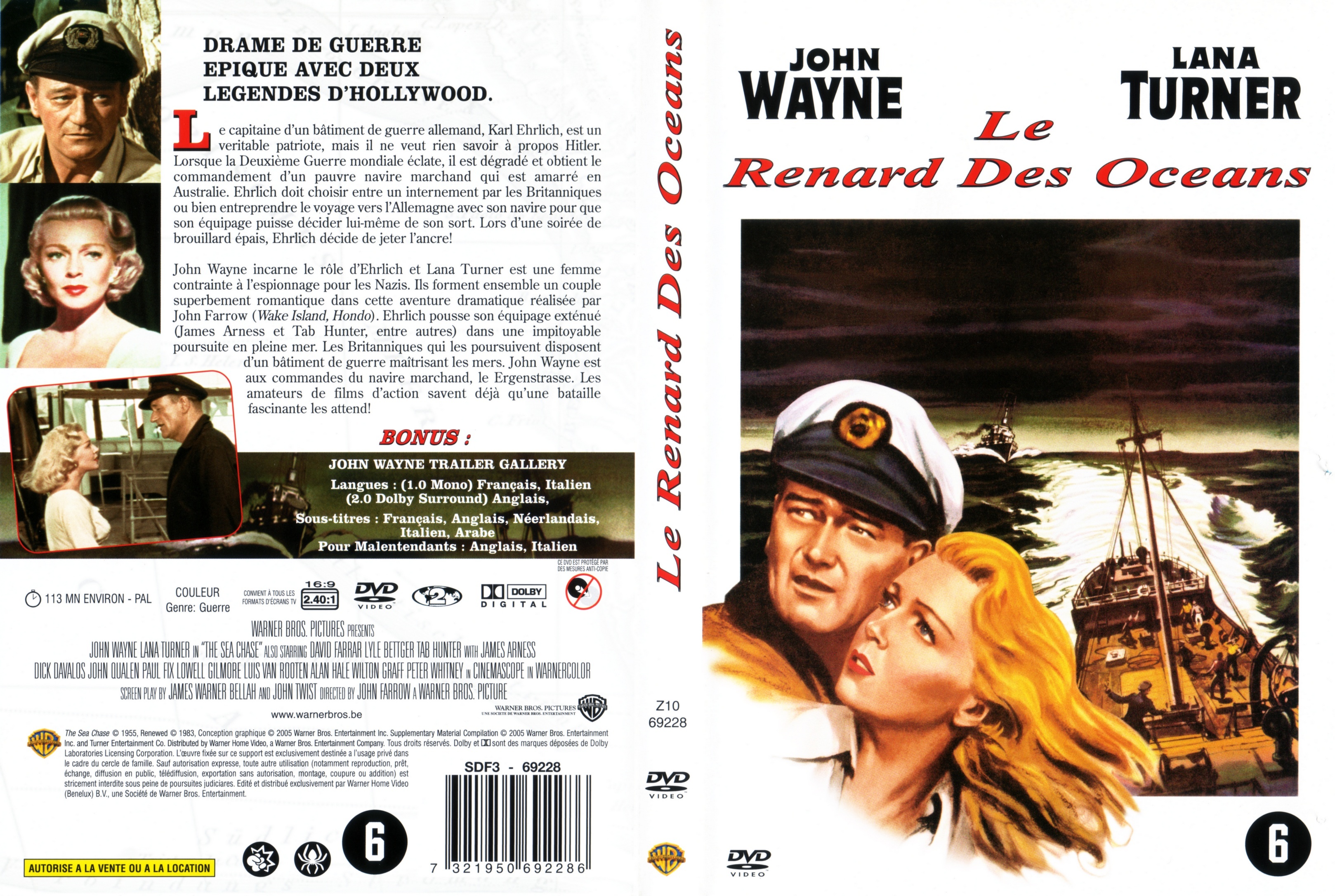 Jaquette DVD Le renard des ocans v2