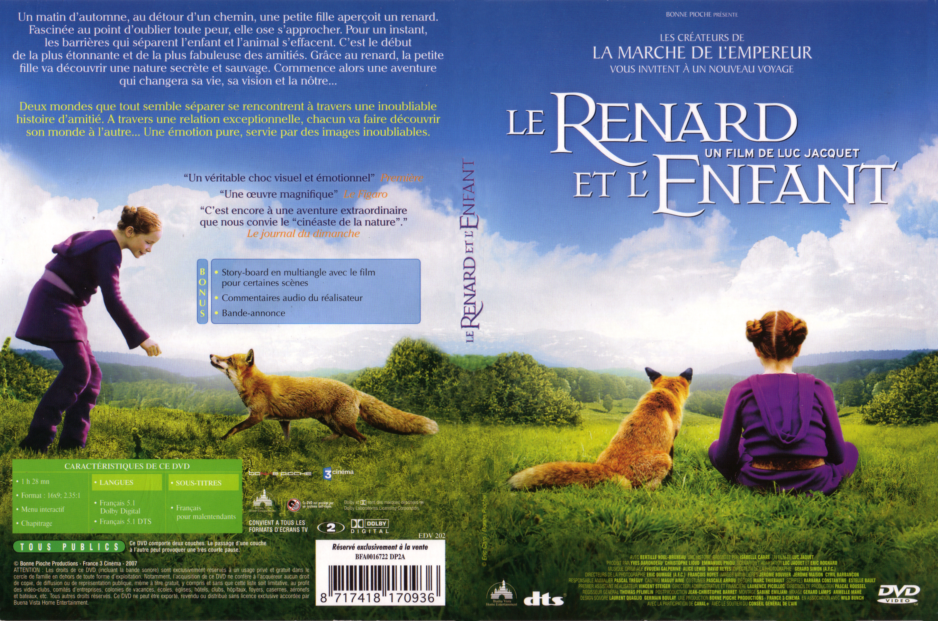 Jaquette DVD Le renard et l