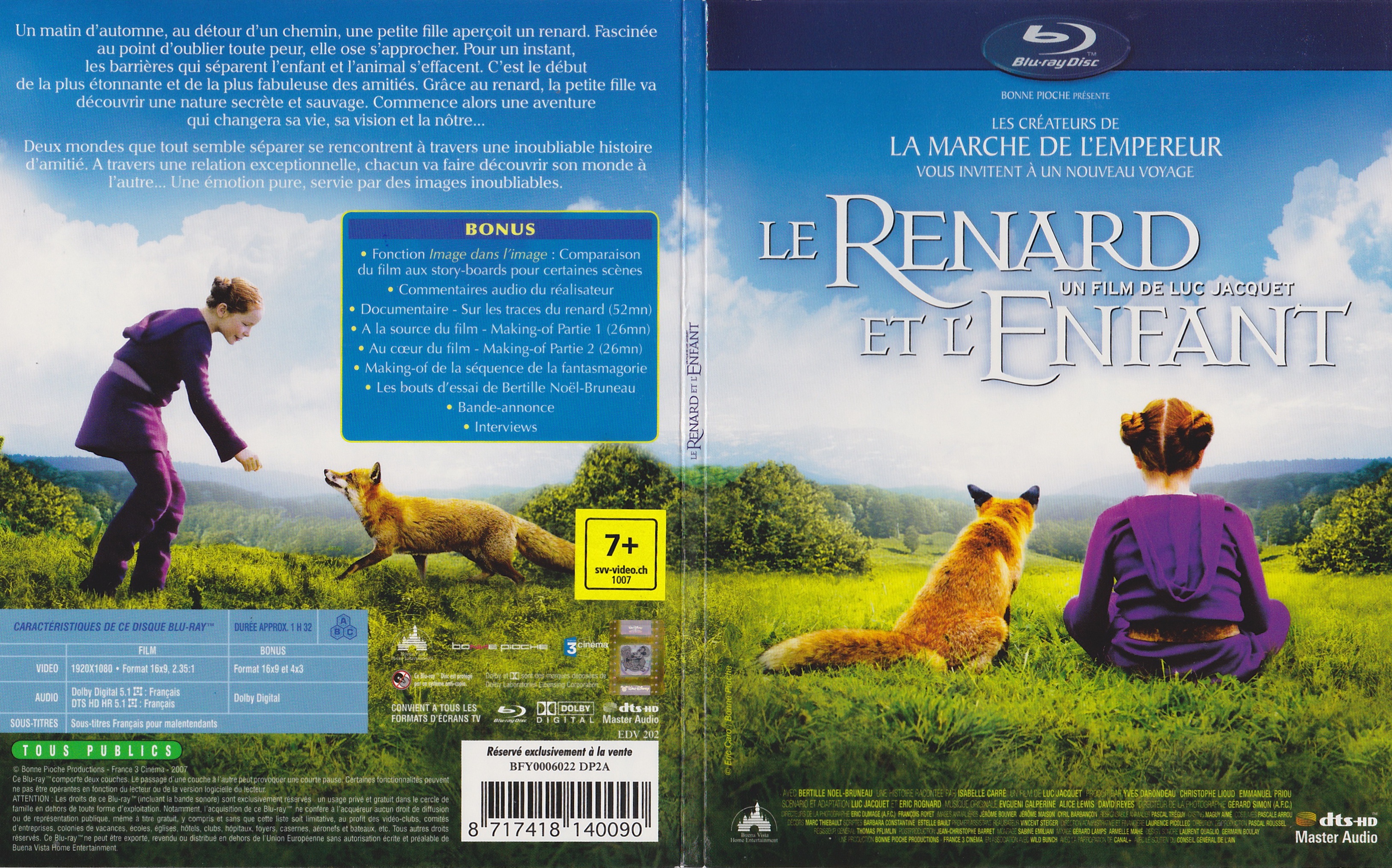 Jaquette DVD Le renard et l