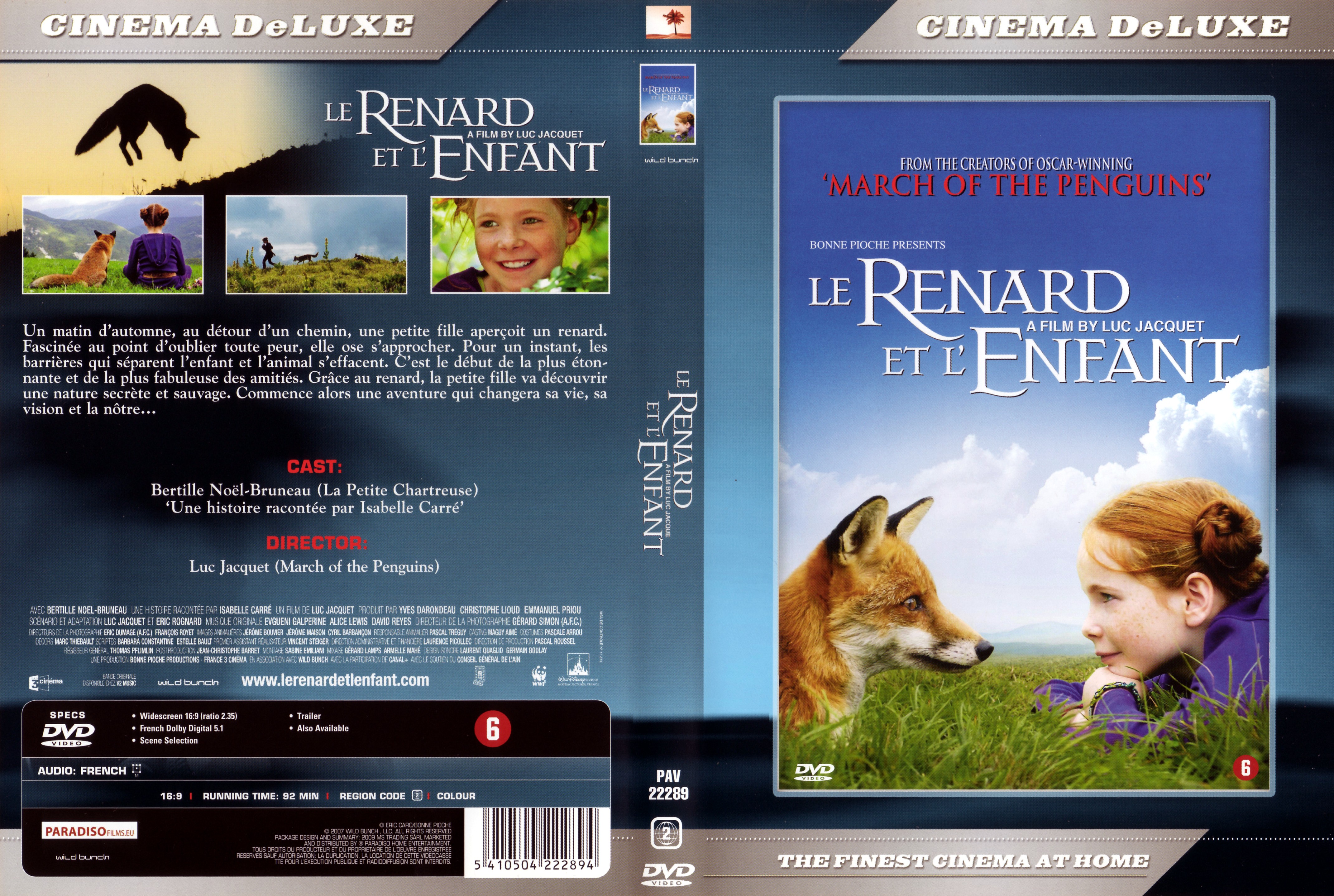 Jaquette DVD Le renard et l