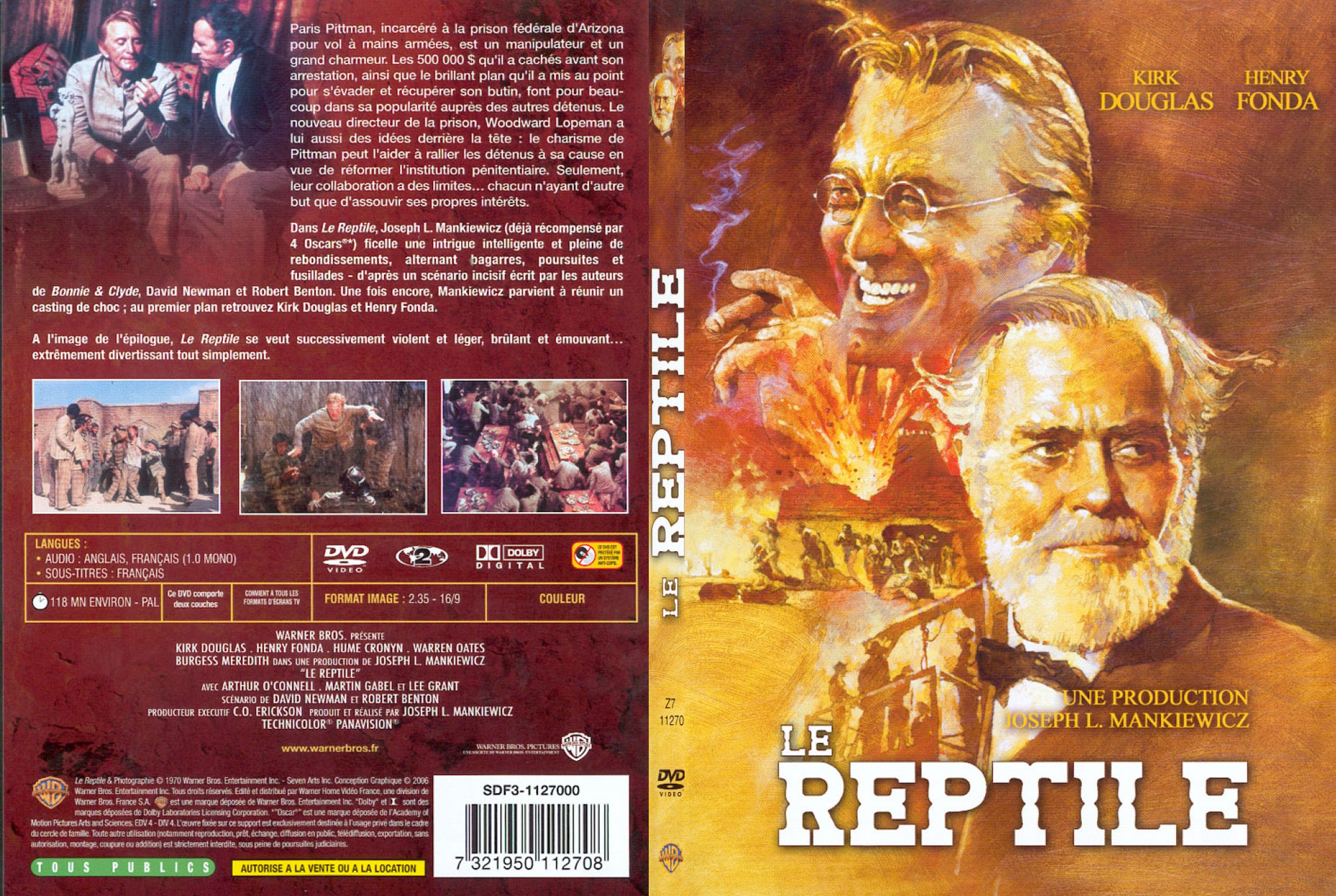 Jaquette DVD Le reptile - SLIM