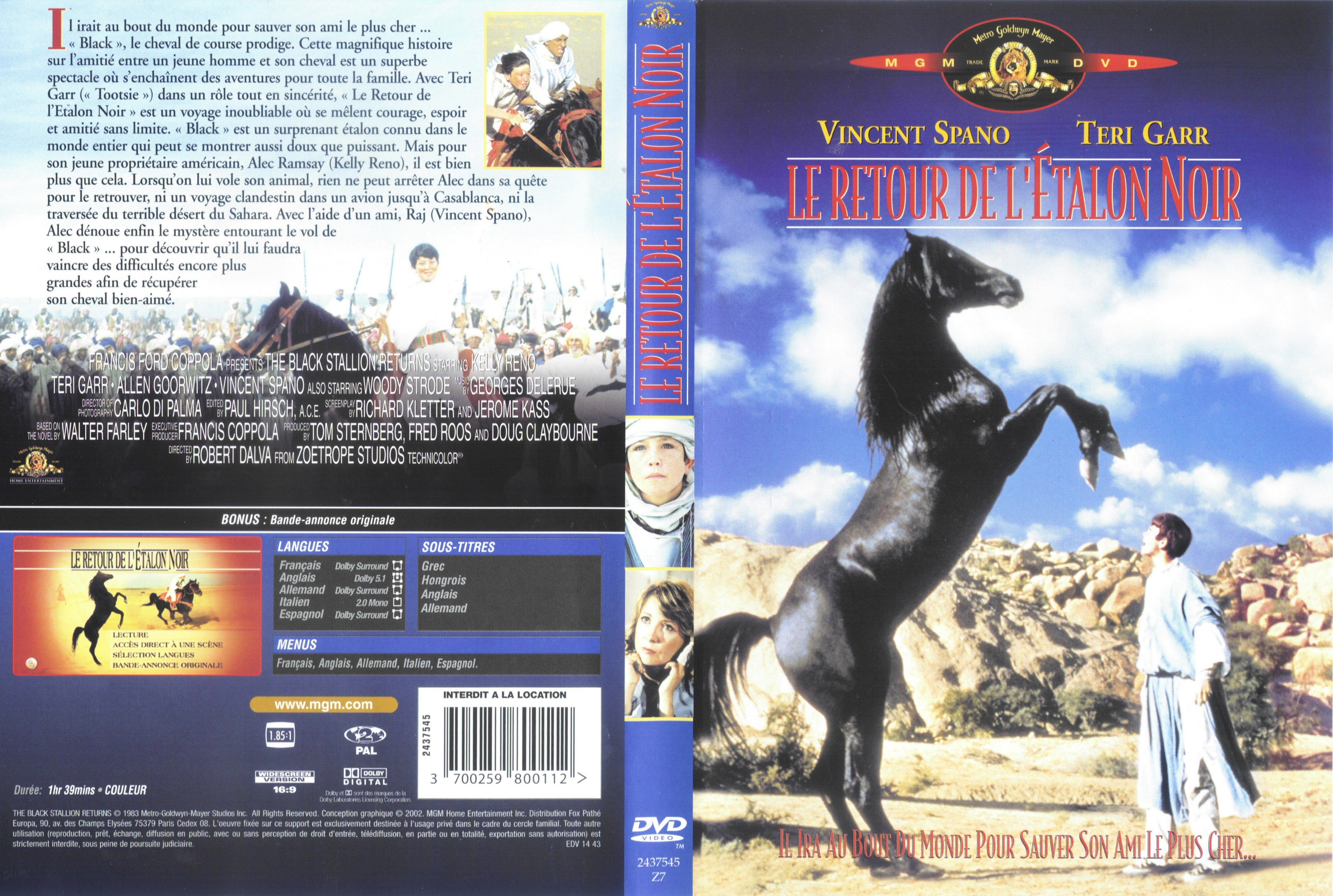 Jaquette DVD Le retour de l