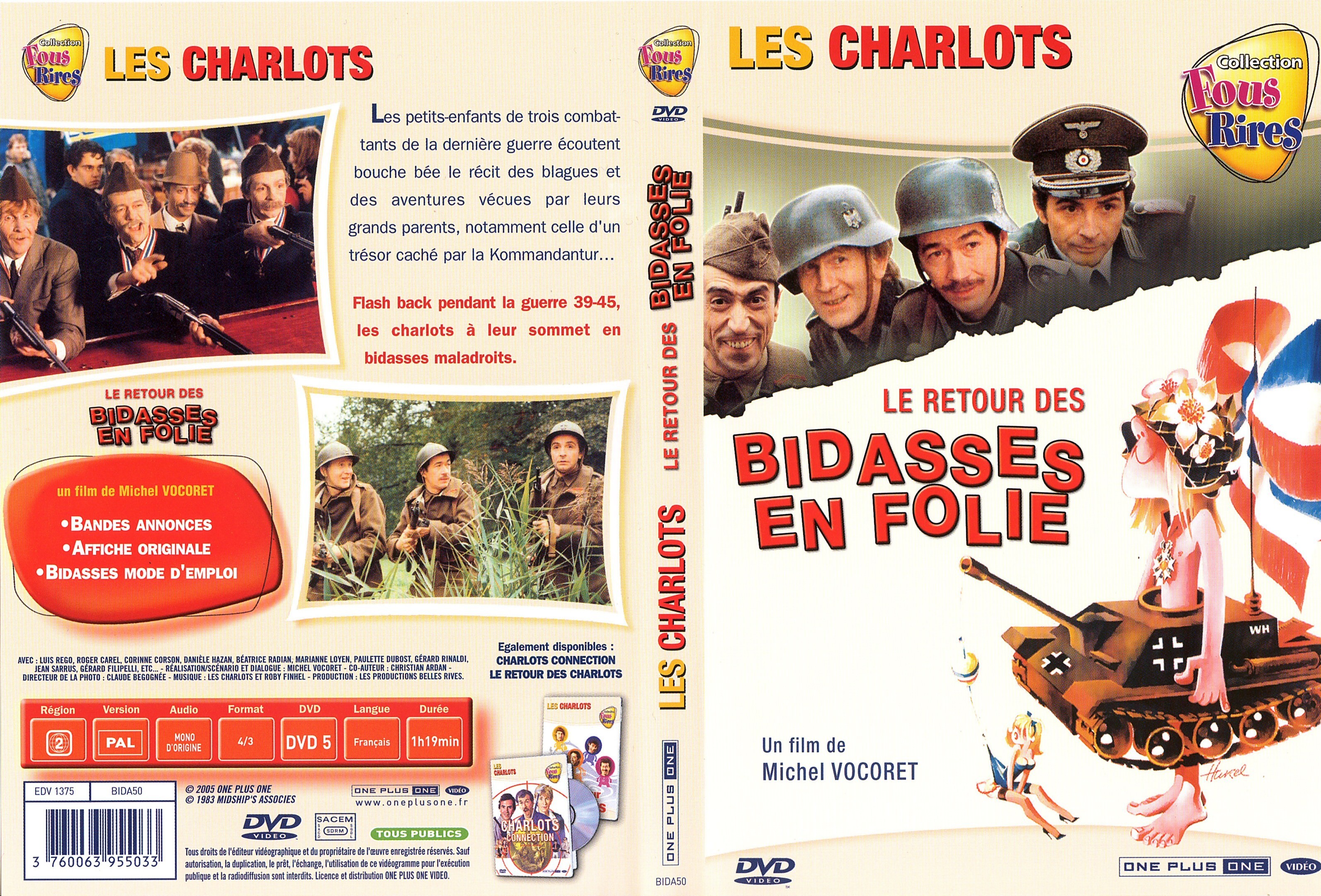 Jaquette DVD Le retour des bidasses en folie