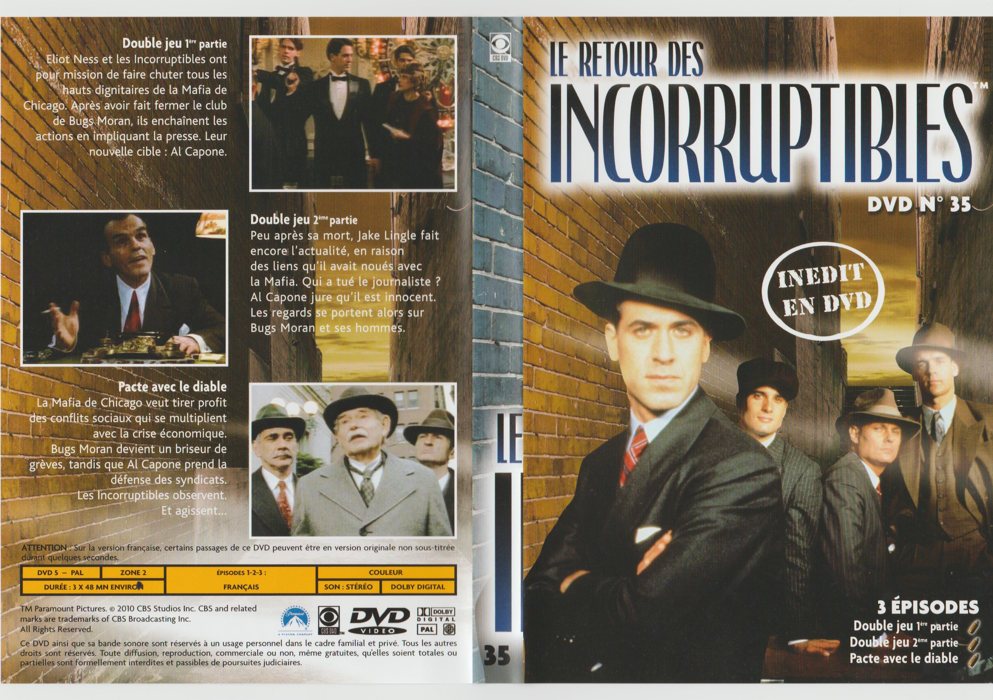Jaquette DVD Le retour des incorruptibles DVD 35