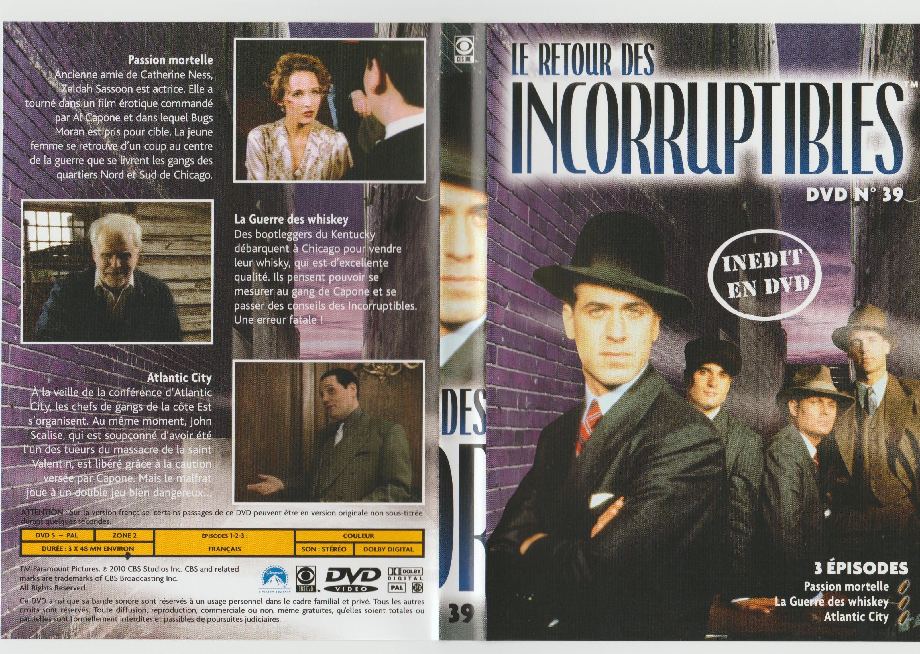 Jaquette DVD Le retour des incorruptibles DVD 39
