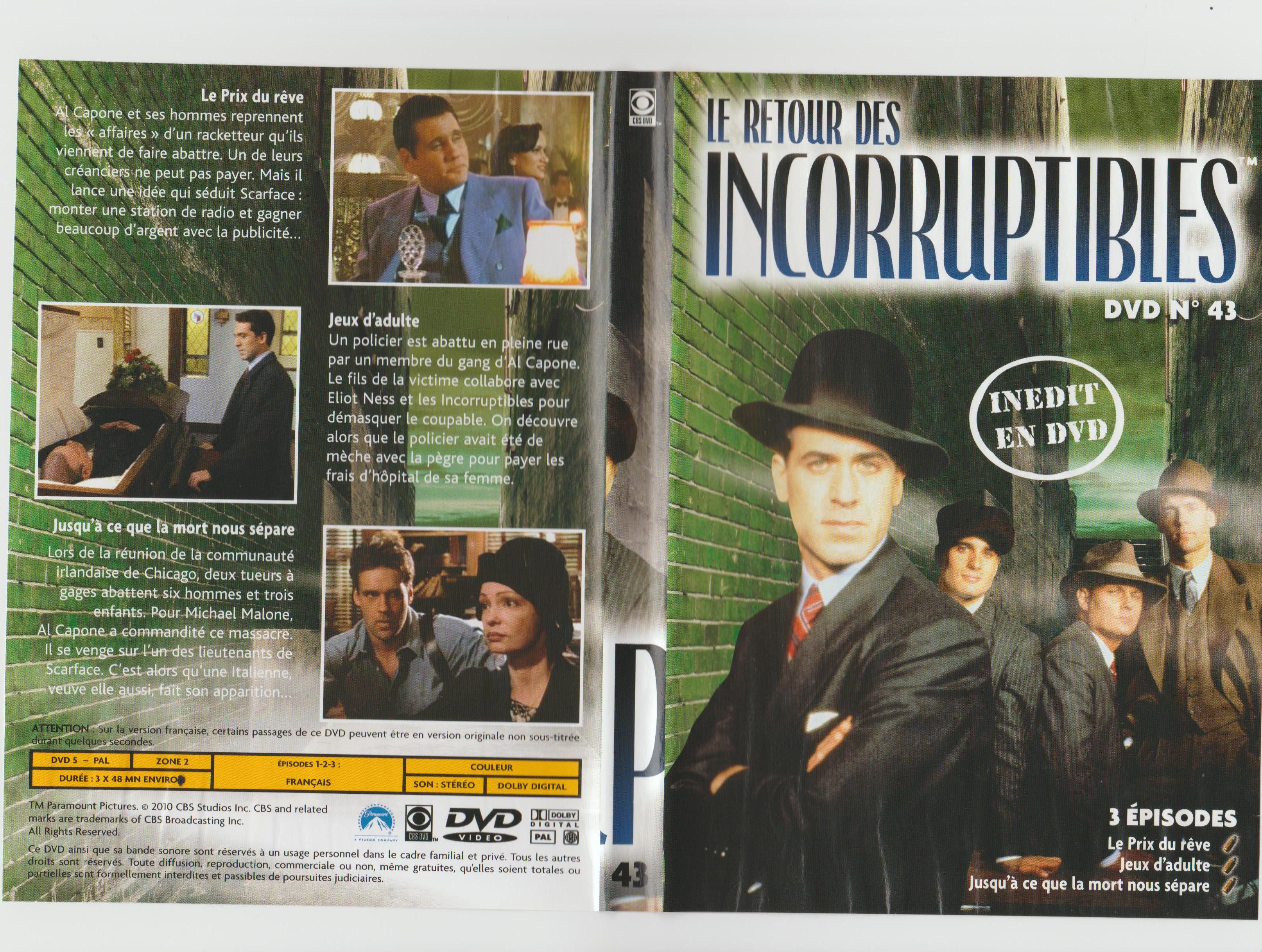 Jaquette DVD Le retour des incorruptibles DVD 43