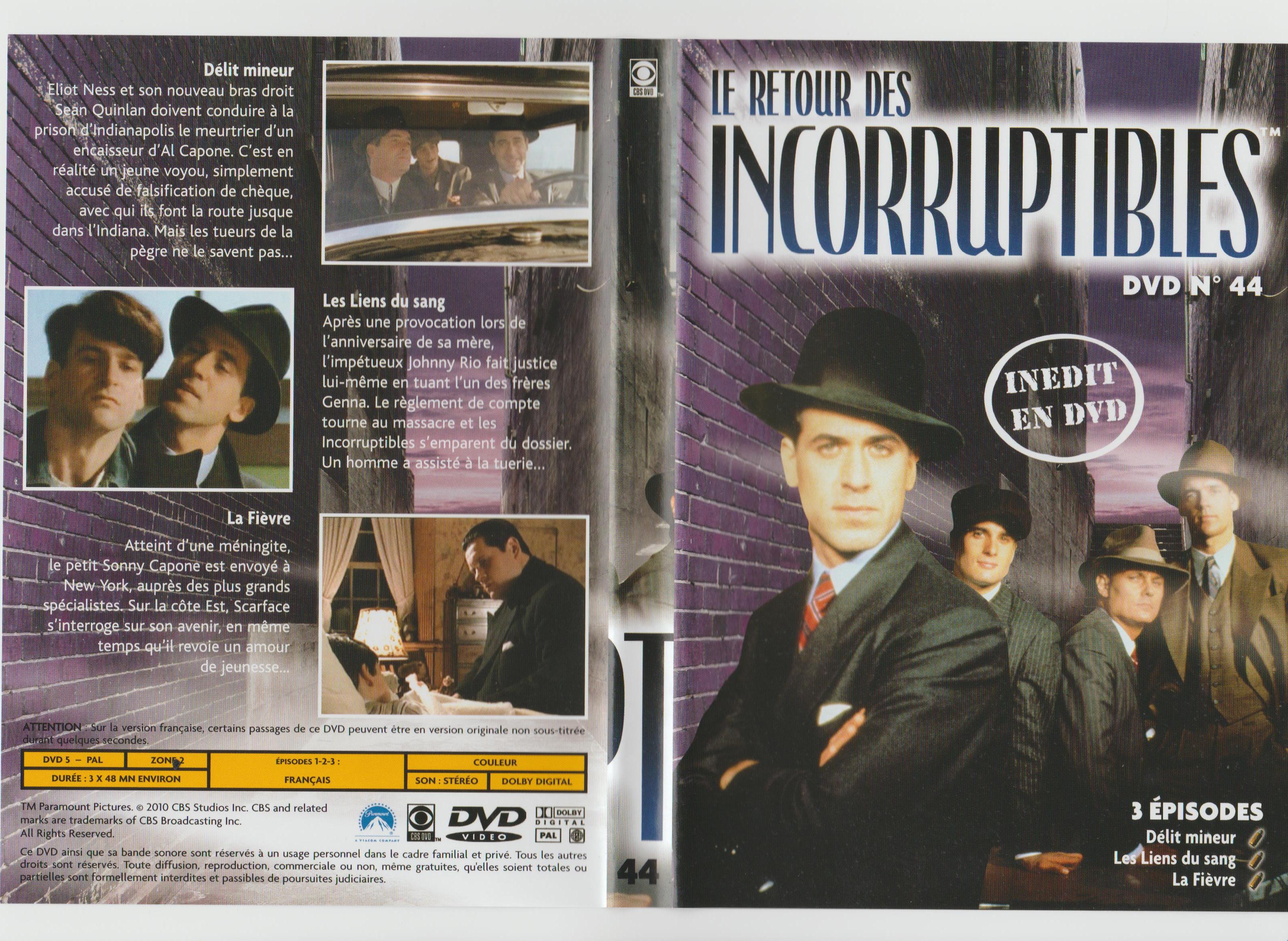 Jaquette DVD Le retour des incorruptibles DVD 44