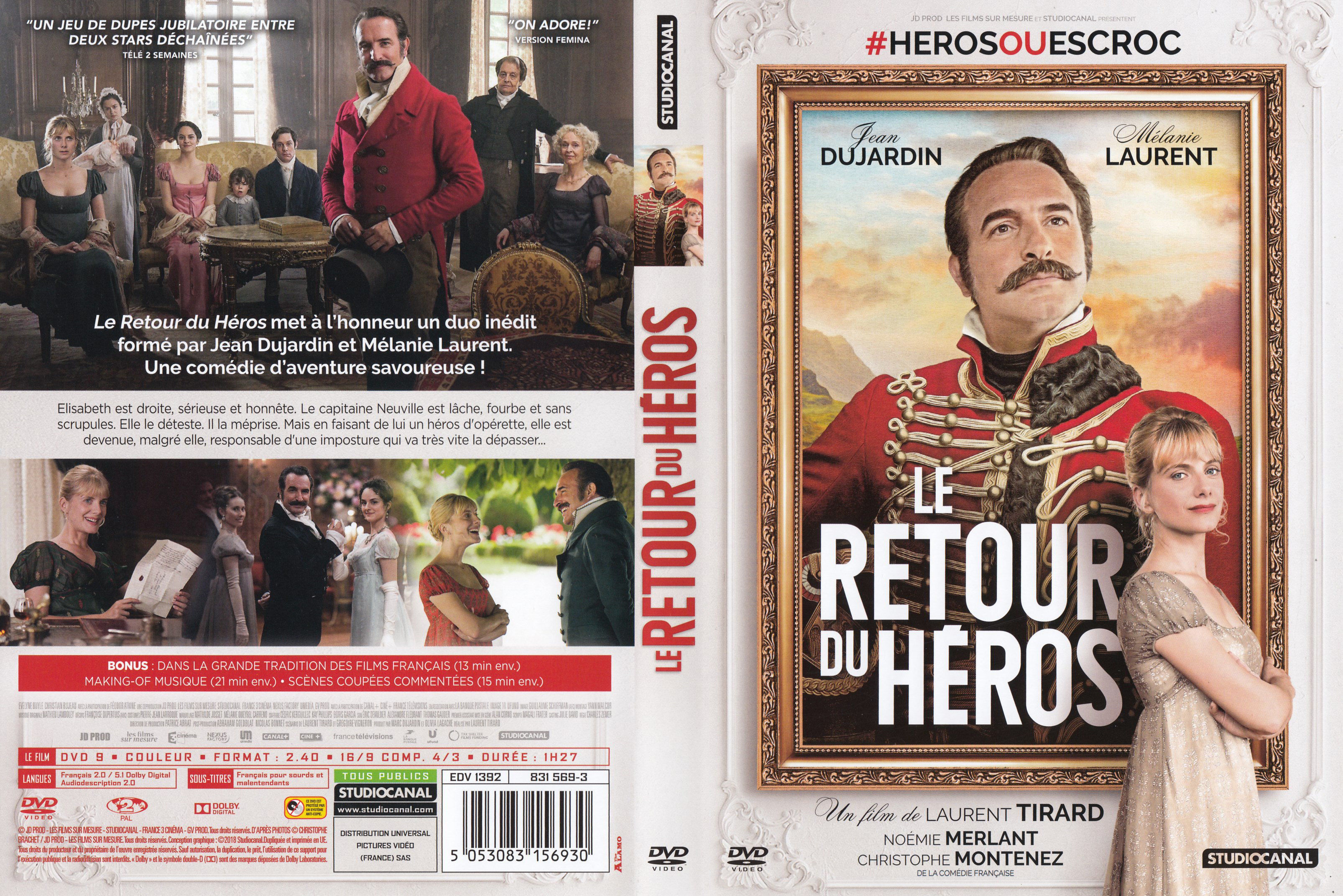Jaquette DVD Le retour du heros