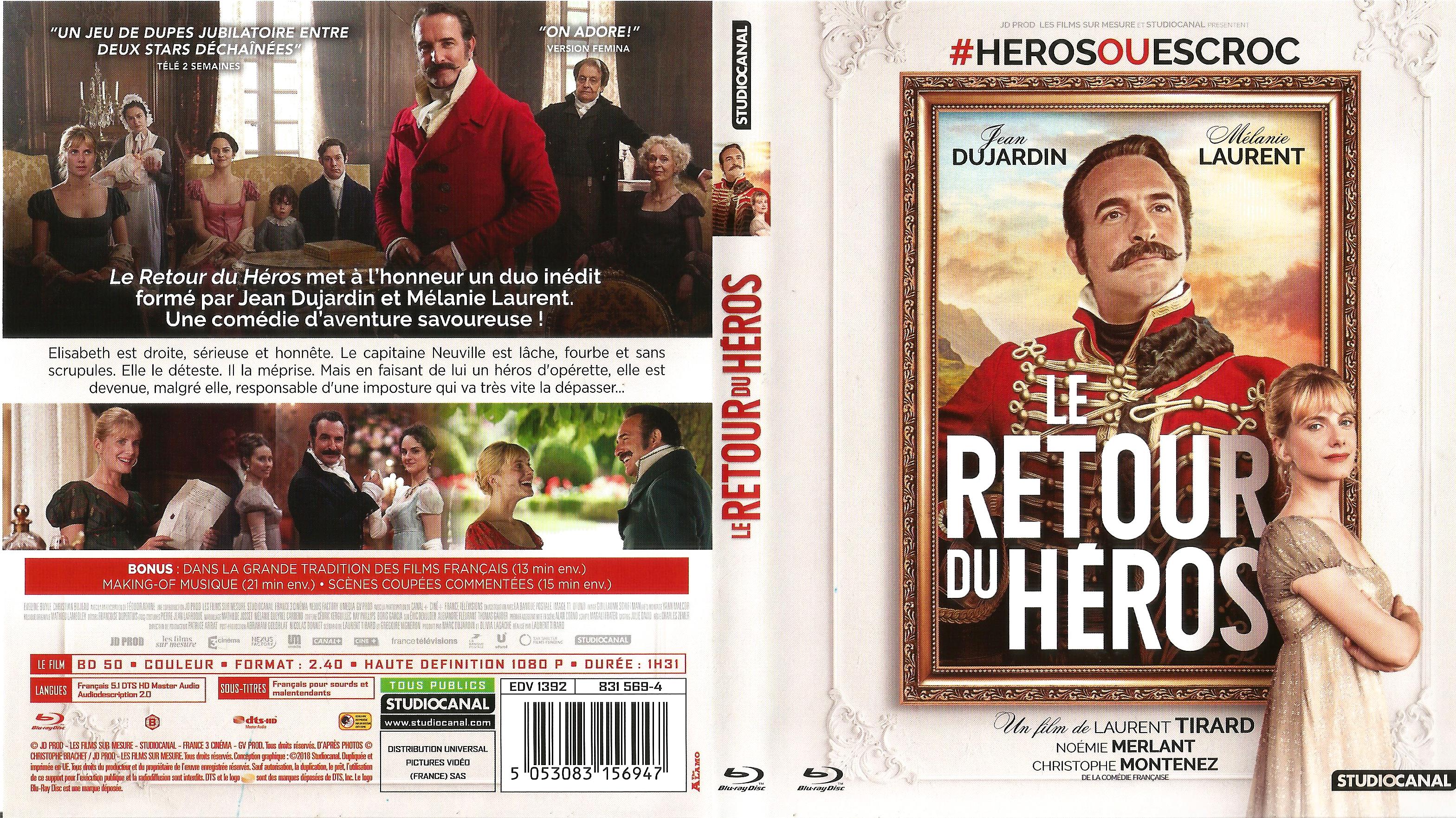 Jaquette DVD Le retour du hros (BLU-RAY)