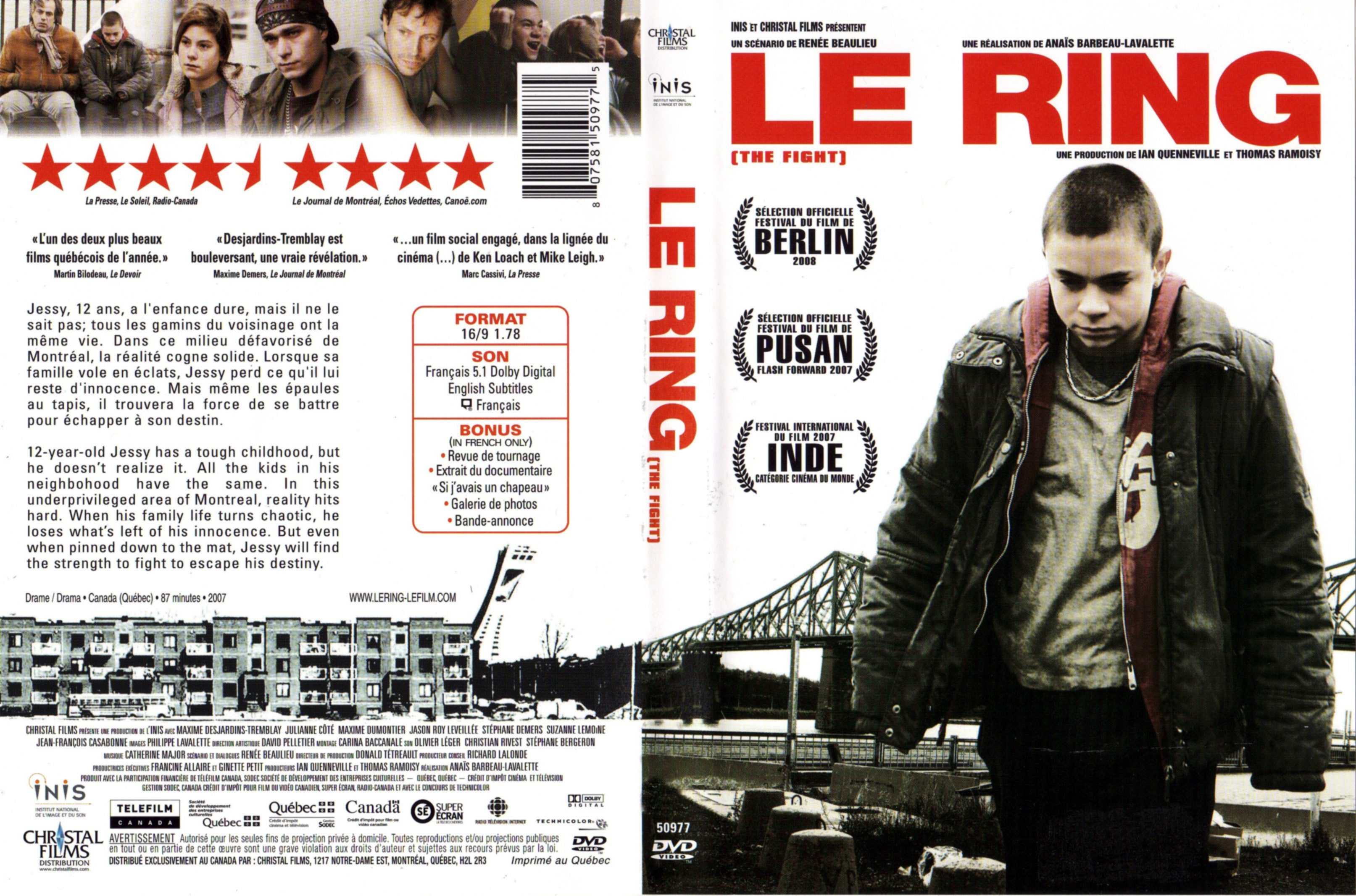 Jaquette DVD Le ring