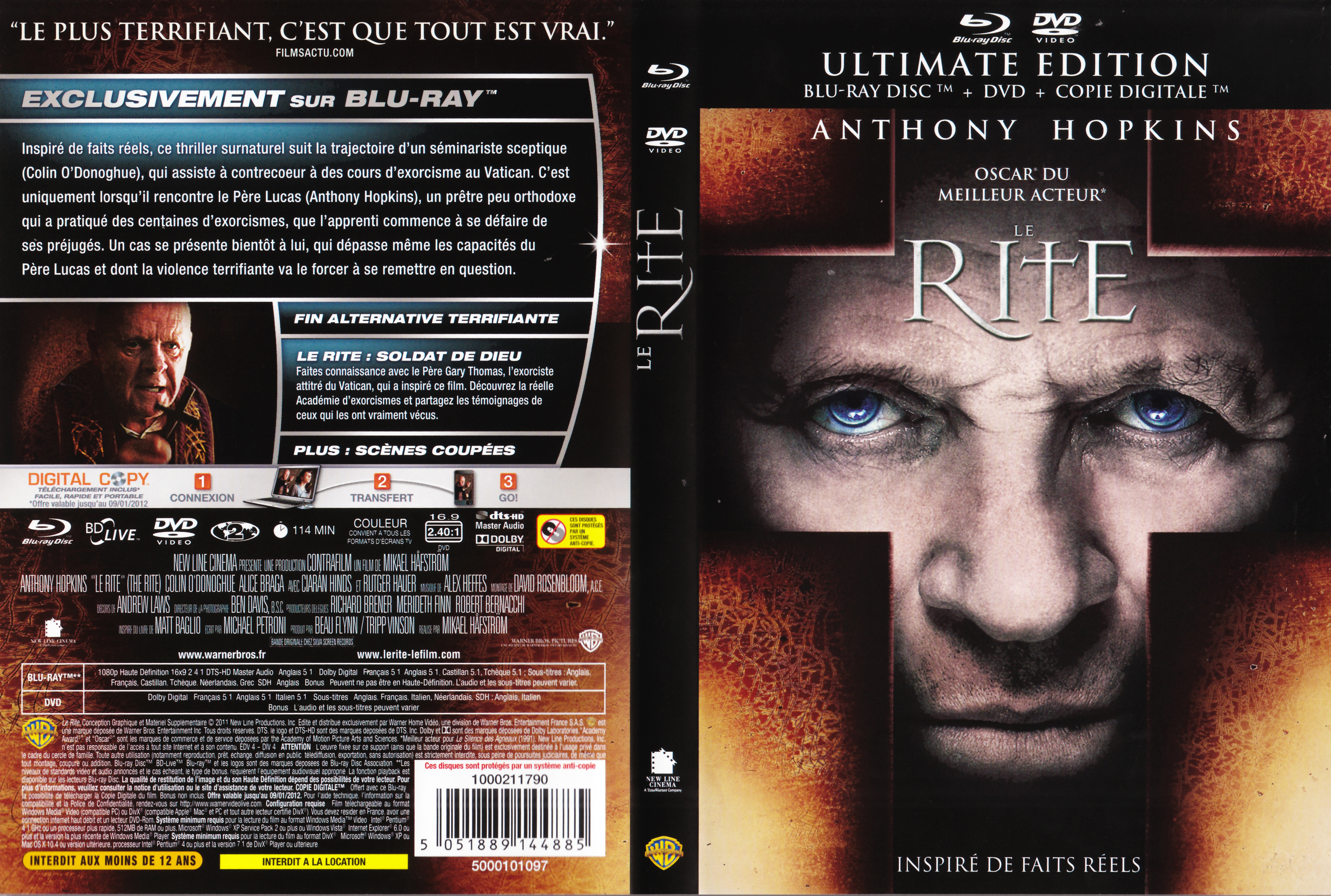 Jaquette DVD Le rite (BLU-RAY)