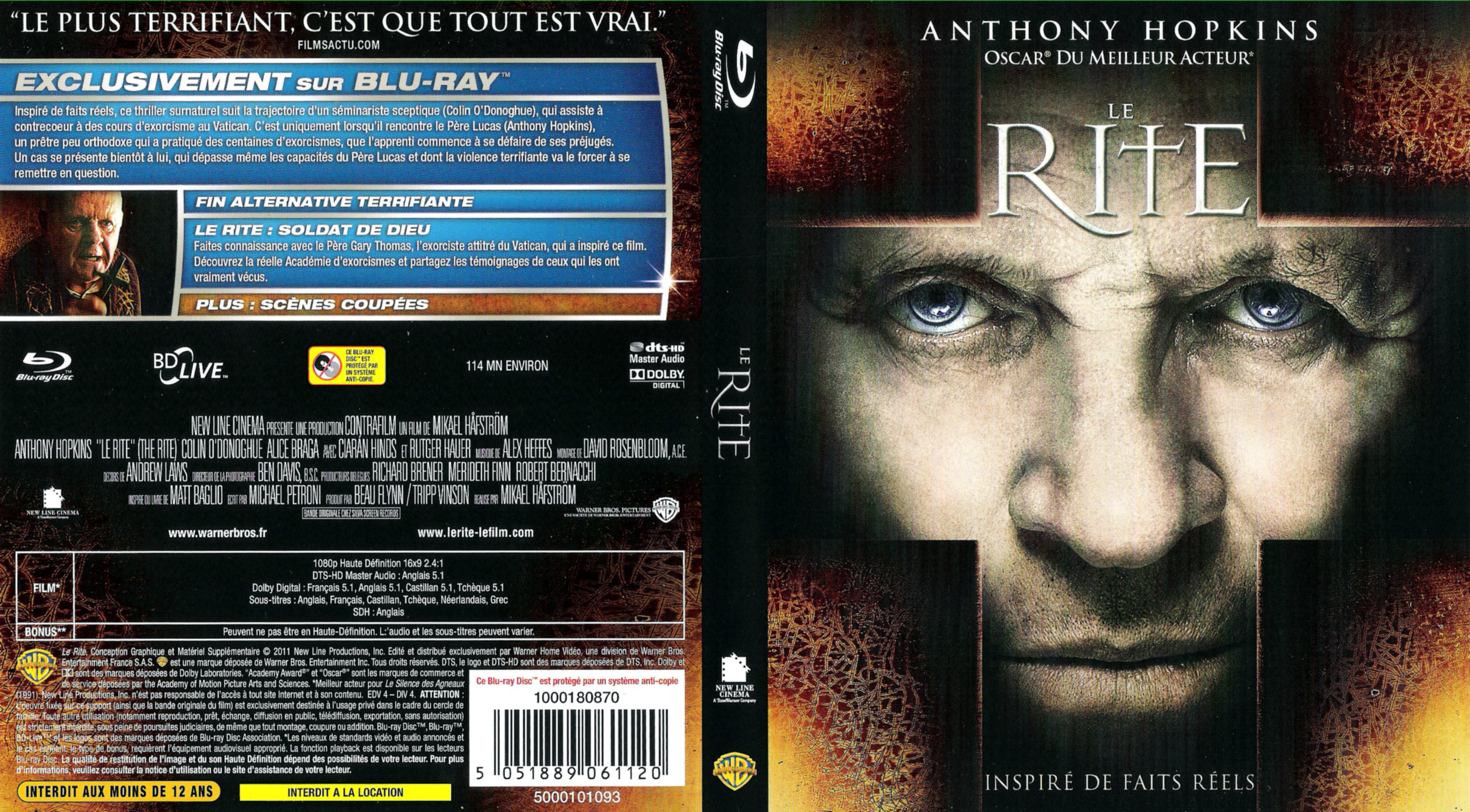 Jaquette DVD Le rite (BLU-RAY) v2