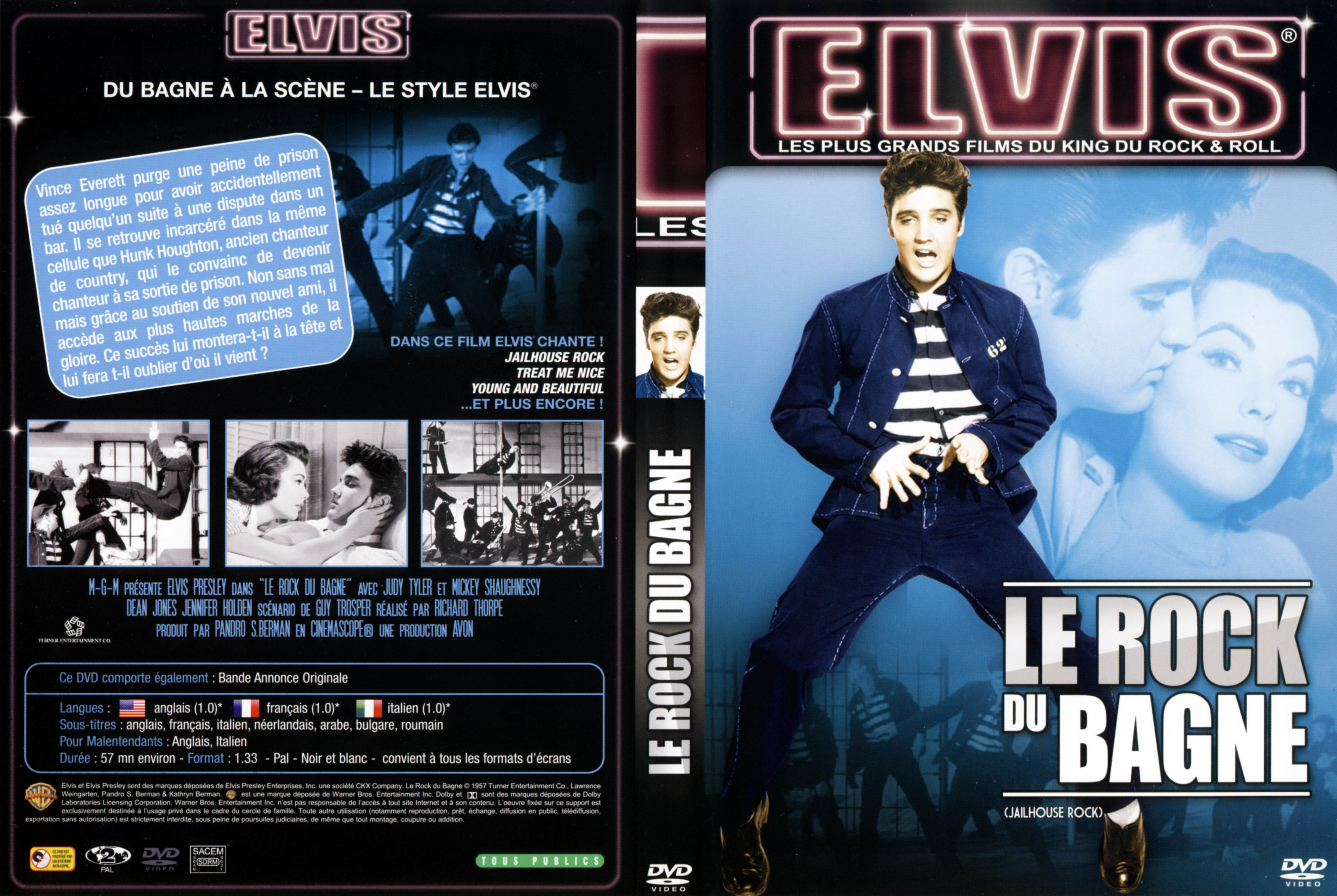 Jaquette DVD Le rock du bagne v3