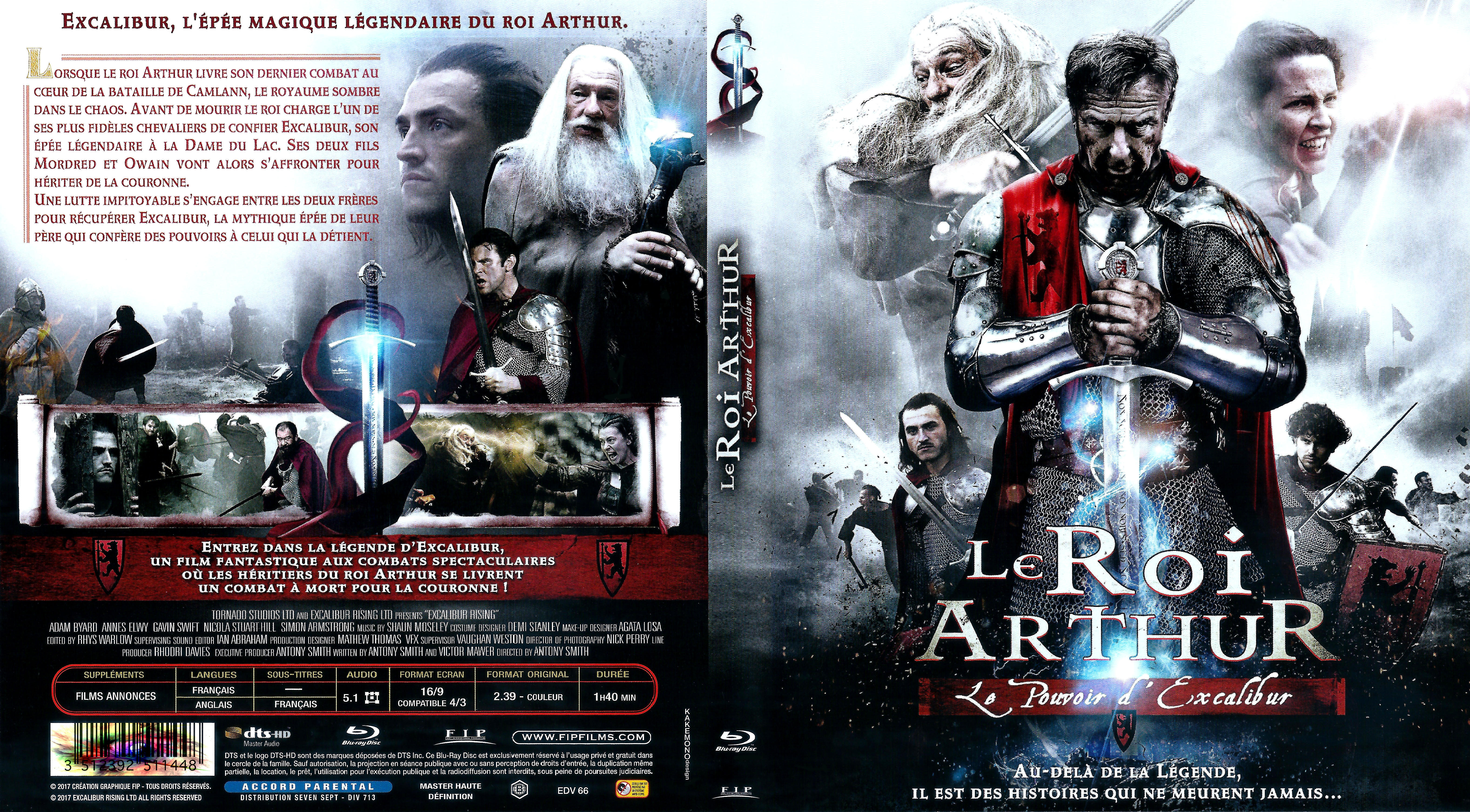 Jaquette DVD Le roi Arthur le pouvoir d