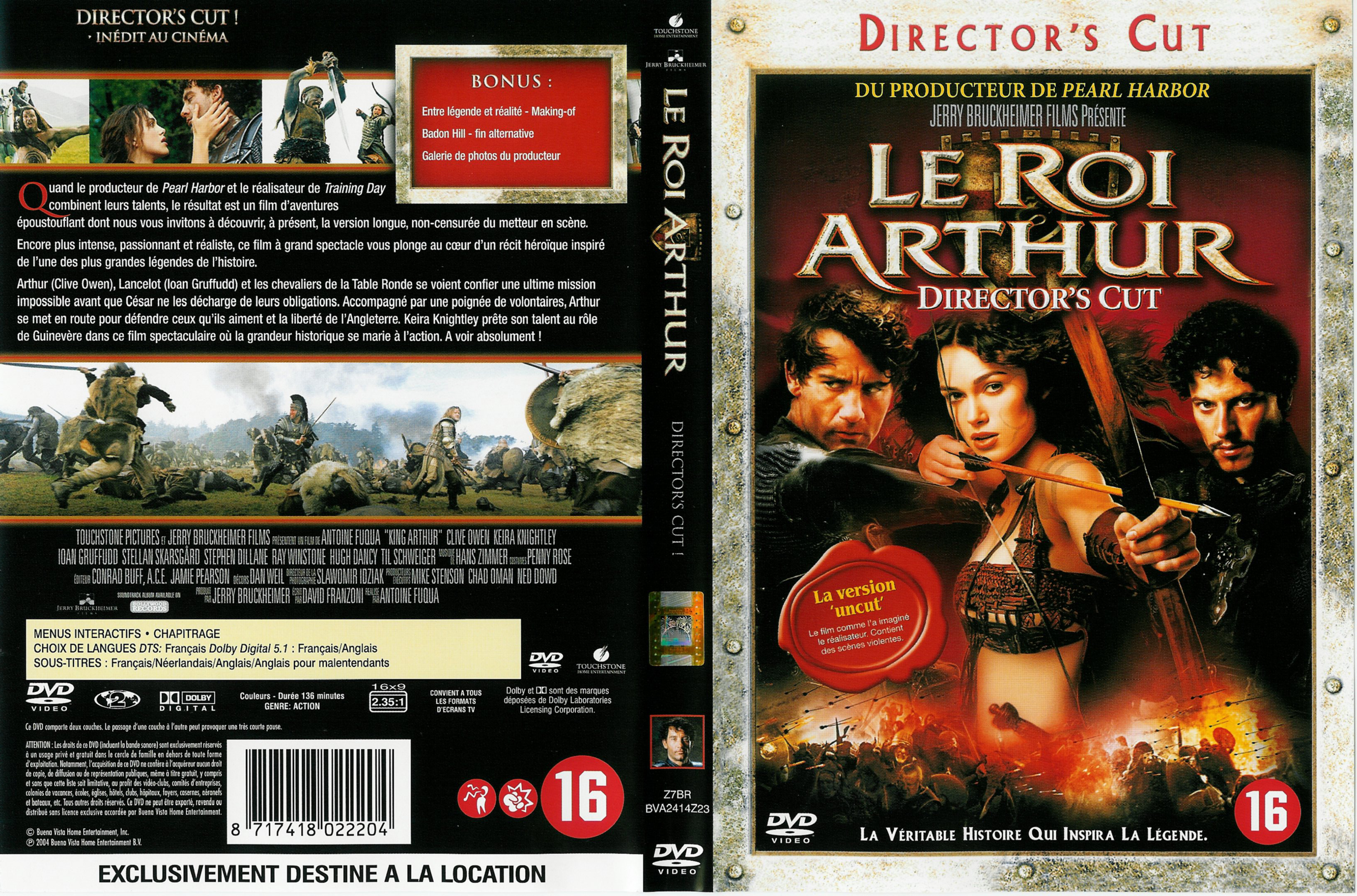 Jaquette DVD Le roi Arthur v2