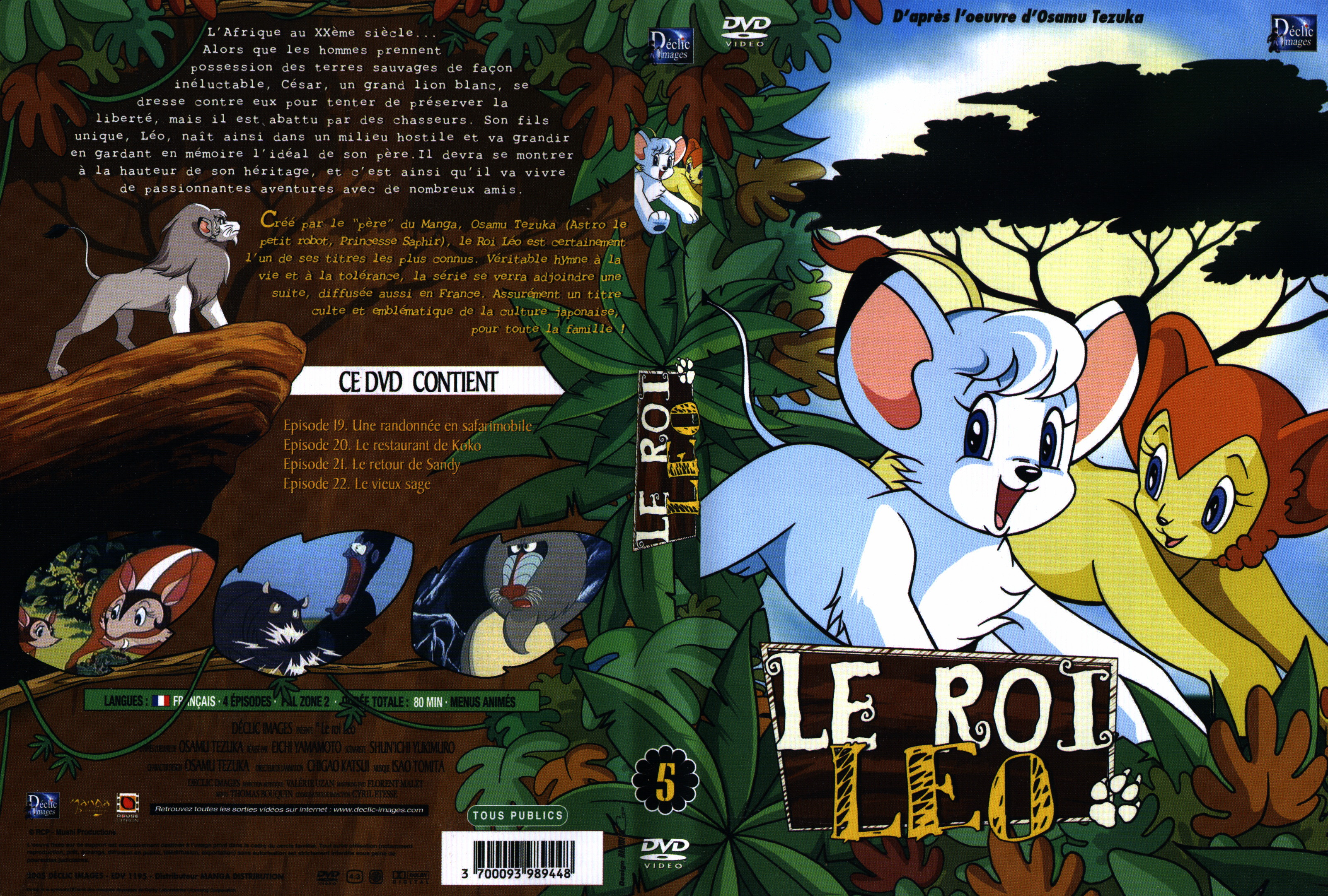 Jaquette DVD Le roi Leo vol 05