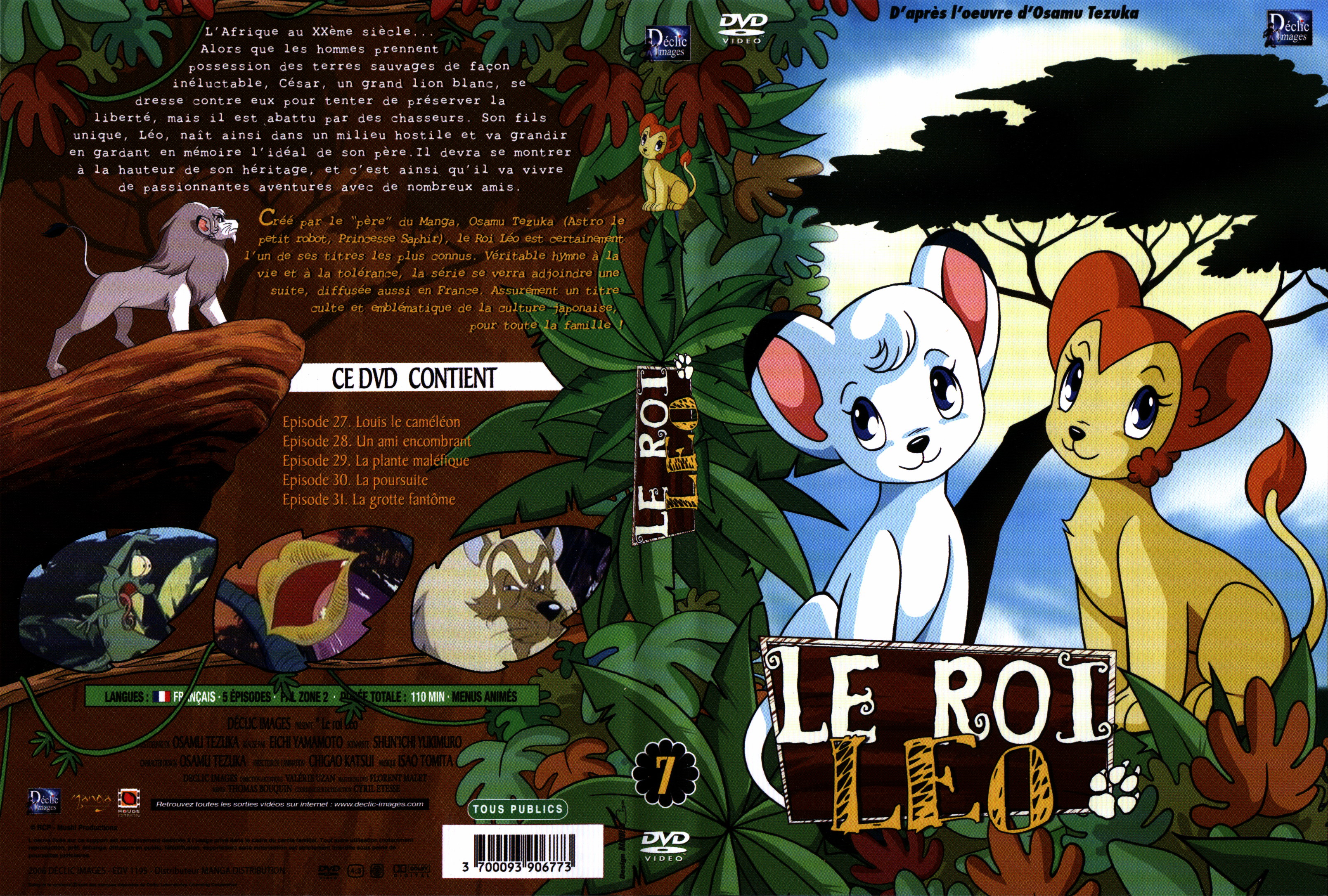 Jaquette DVD Le roi Leo vol 07