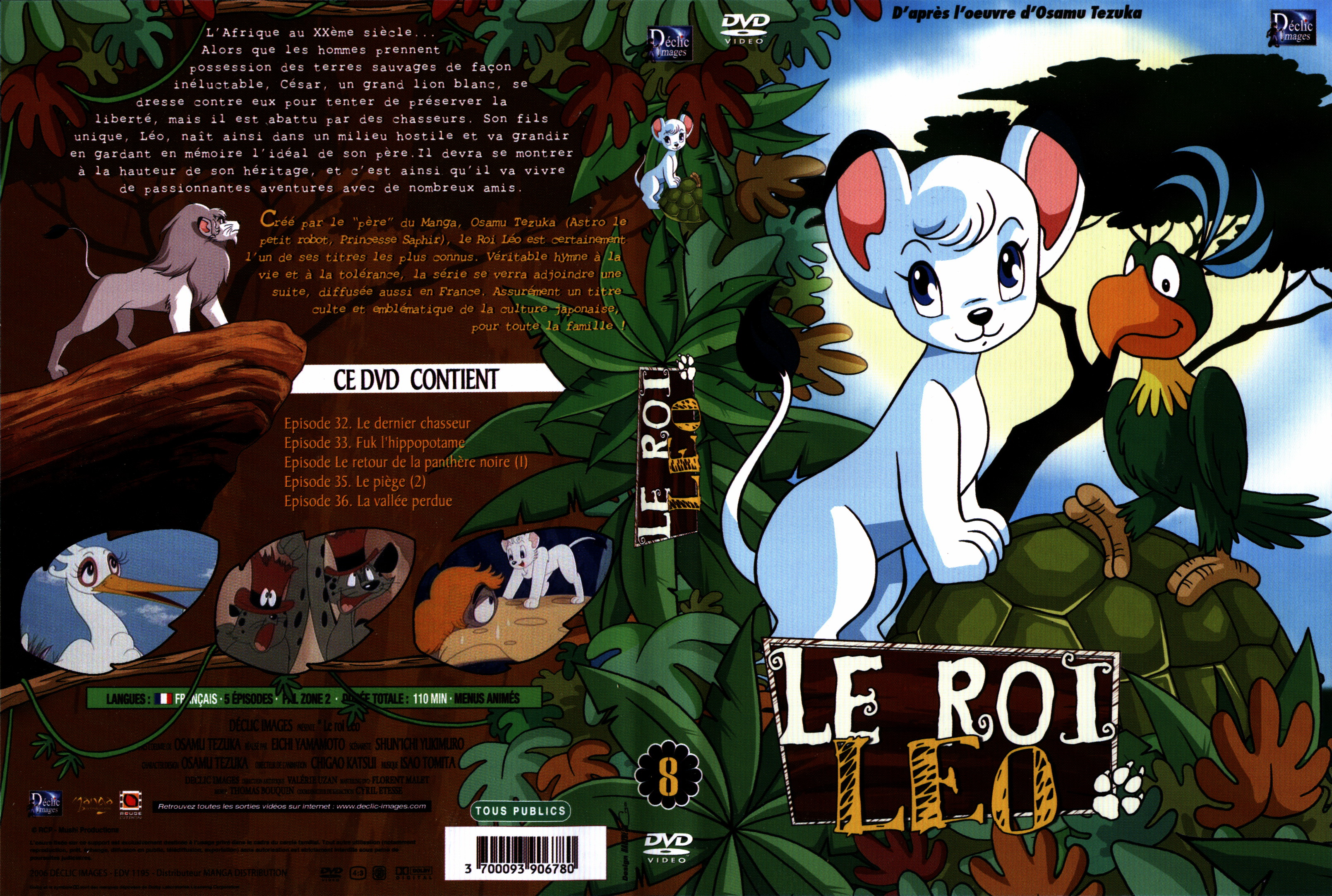 Jaquette DVD Le roi Leo vol 08