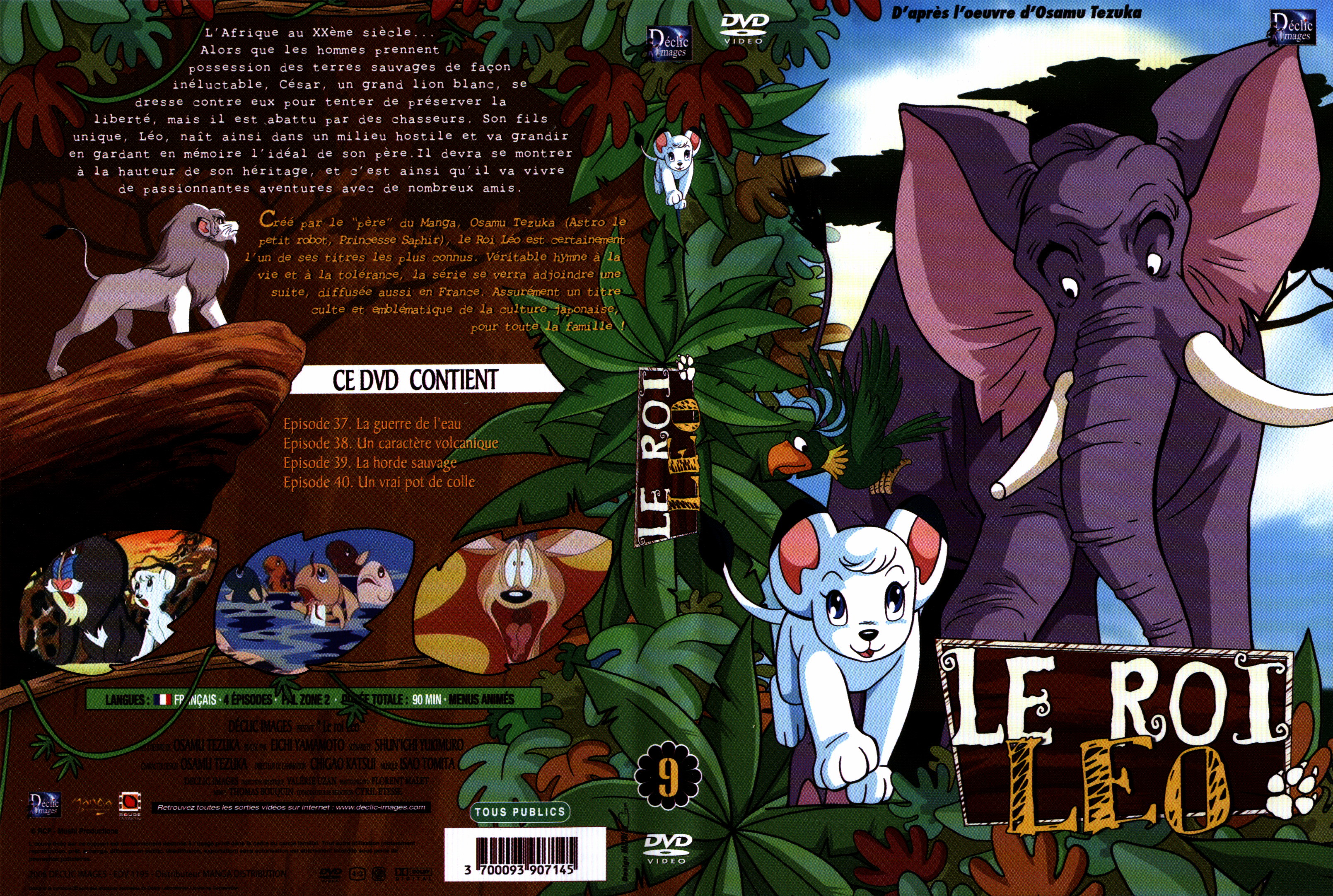 Jaquette DVD Le roi Leo vol 09