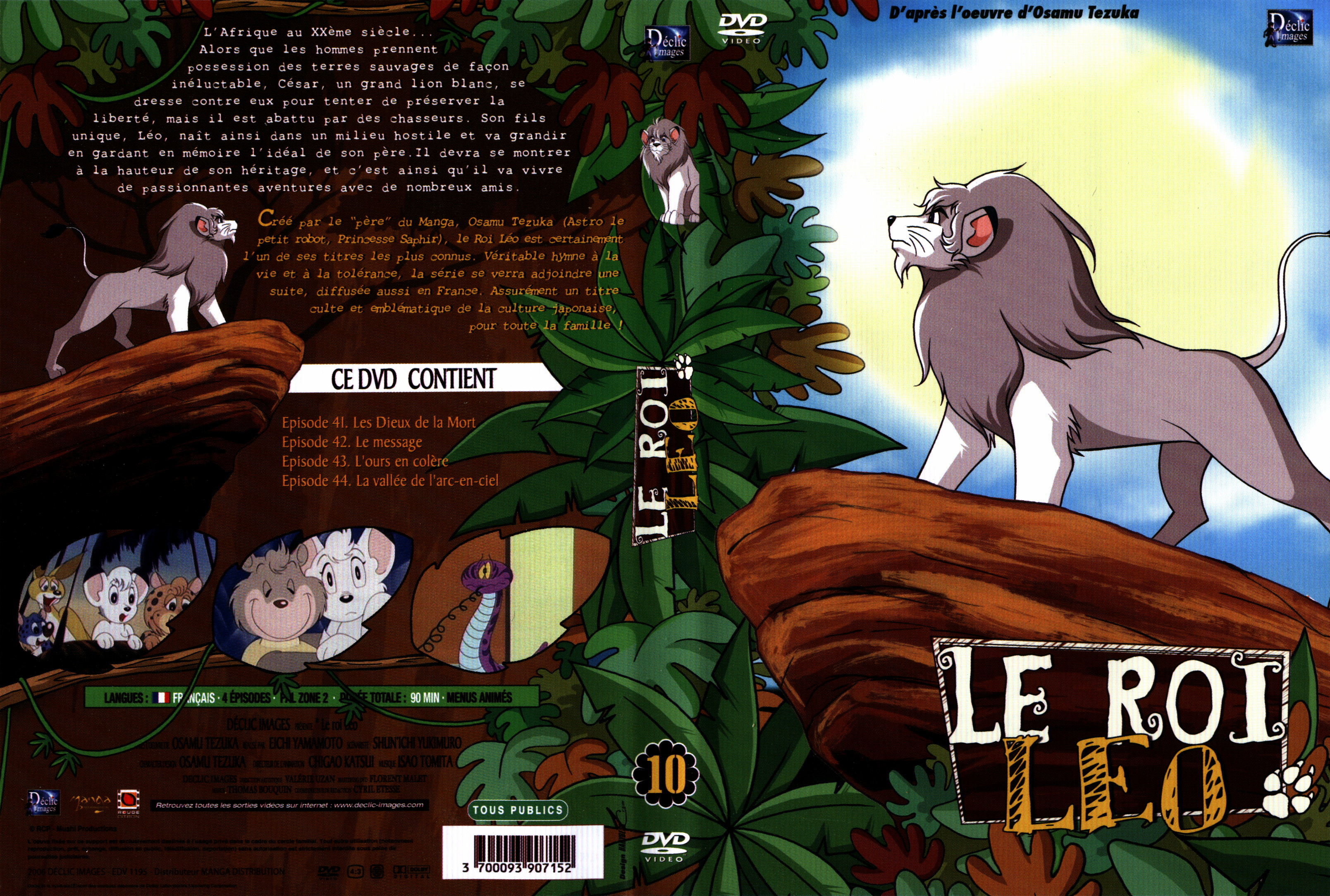 Jaquette DVD Le roi Leo vol 10