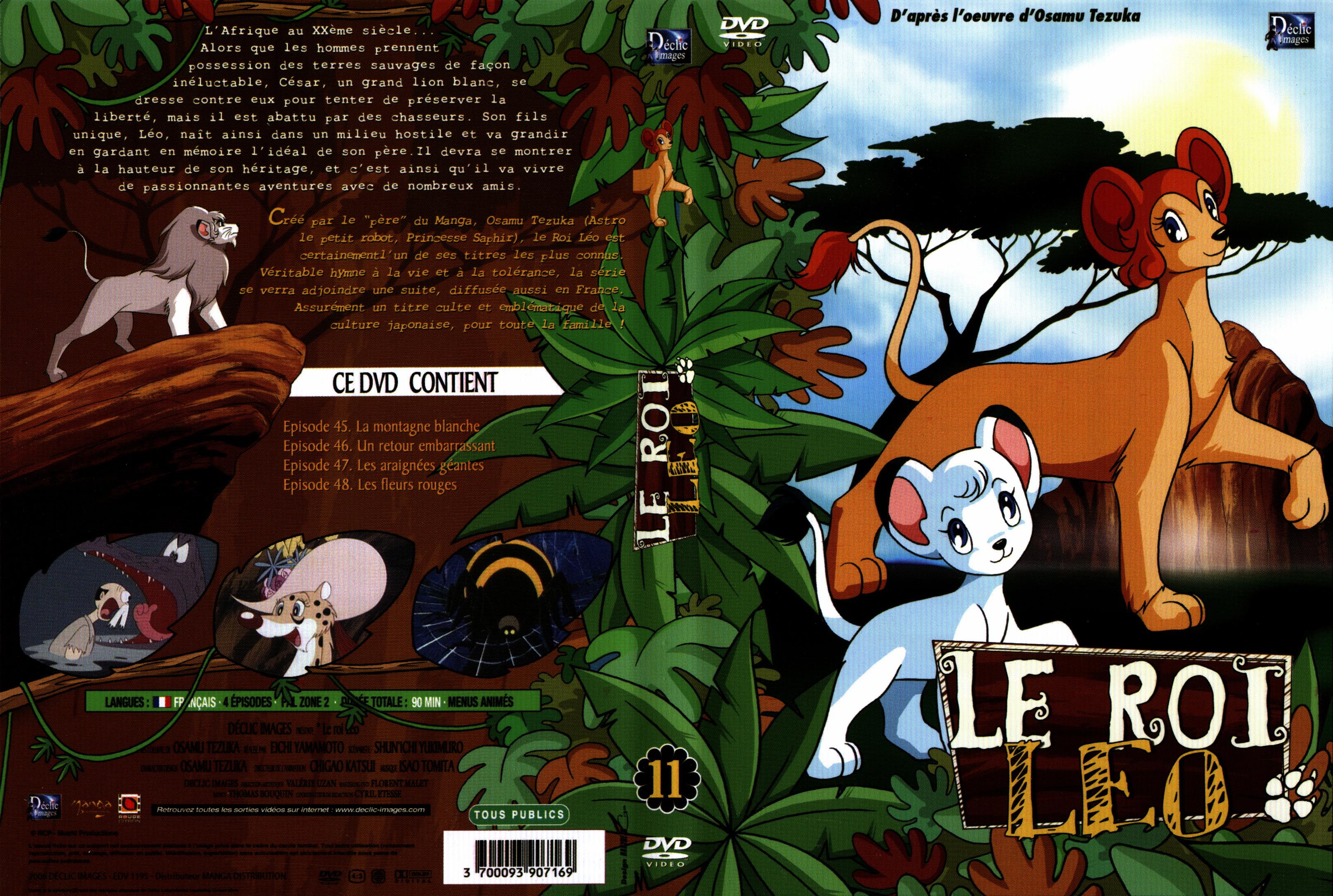 Jaquette DVD Le roi Leo vol 11