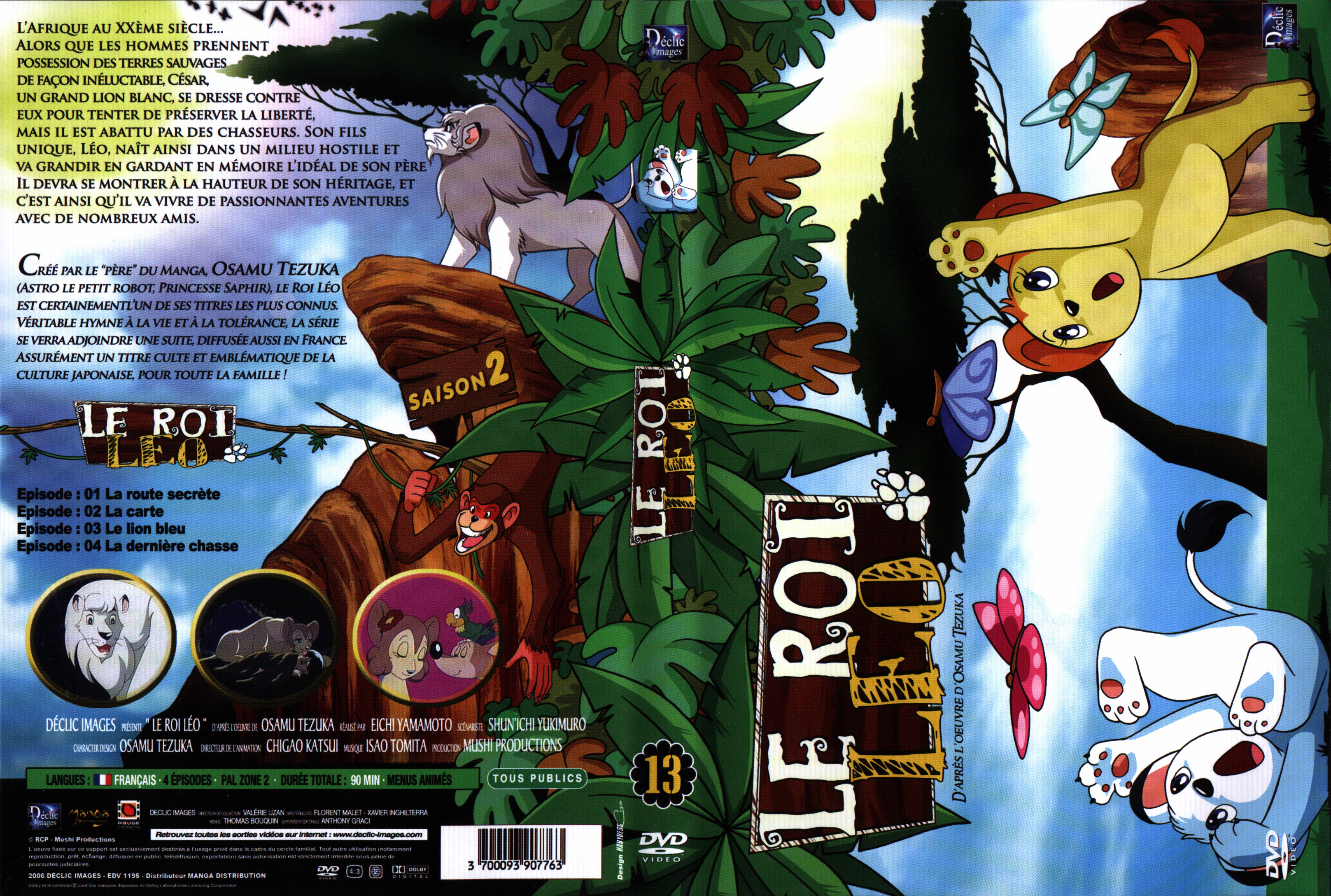 Jaquette DVD Le roi Leo vol 13