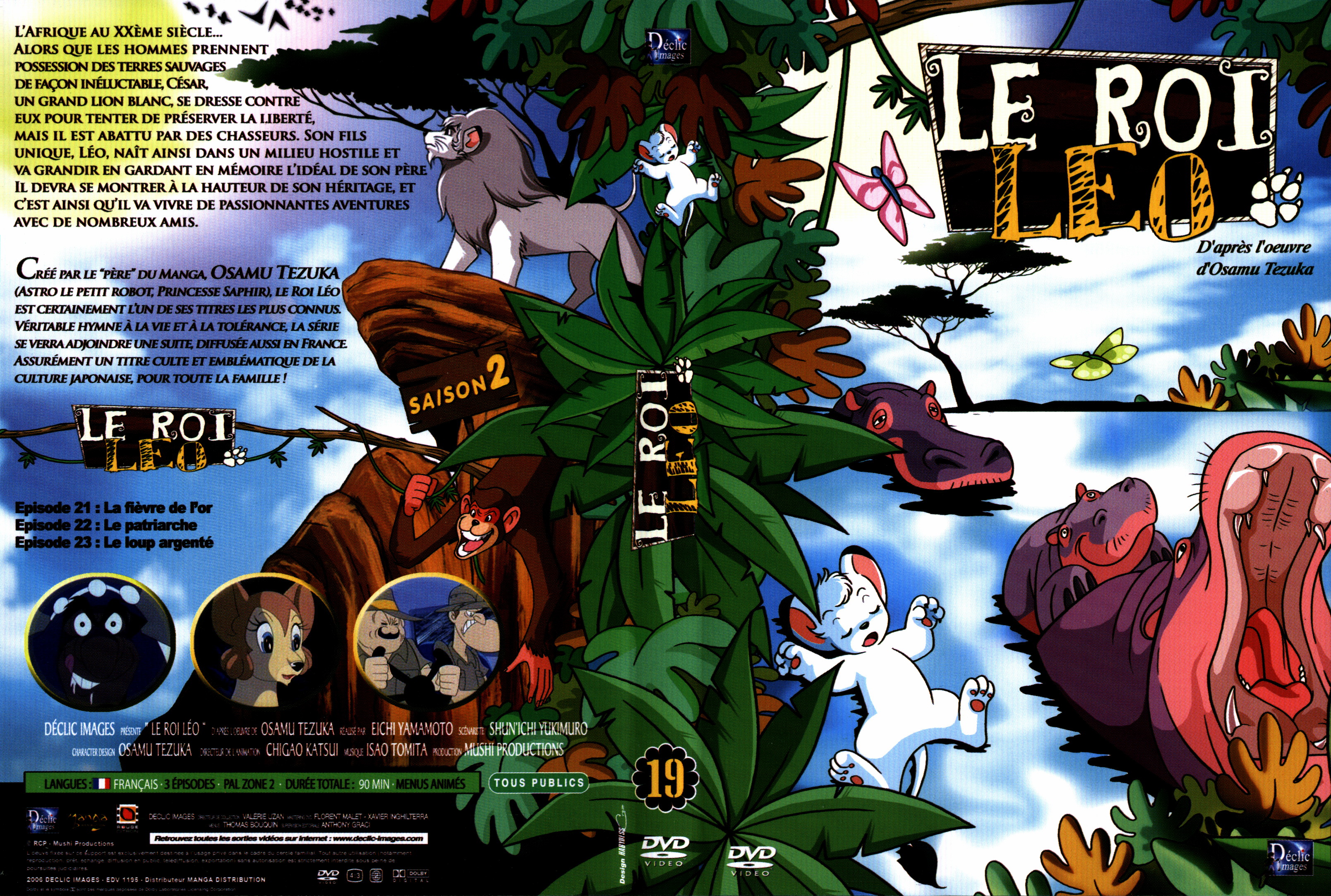 Jaquette DVD Le roi Leo vol 19