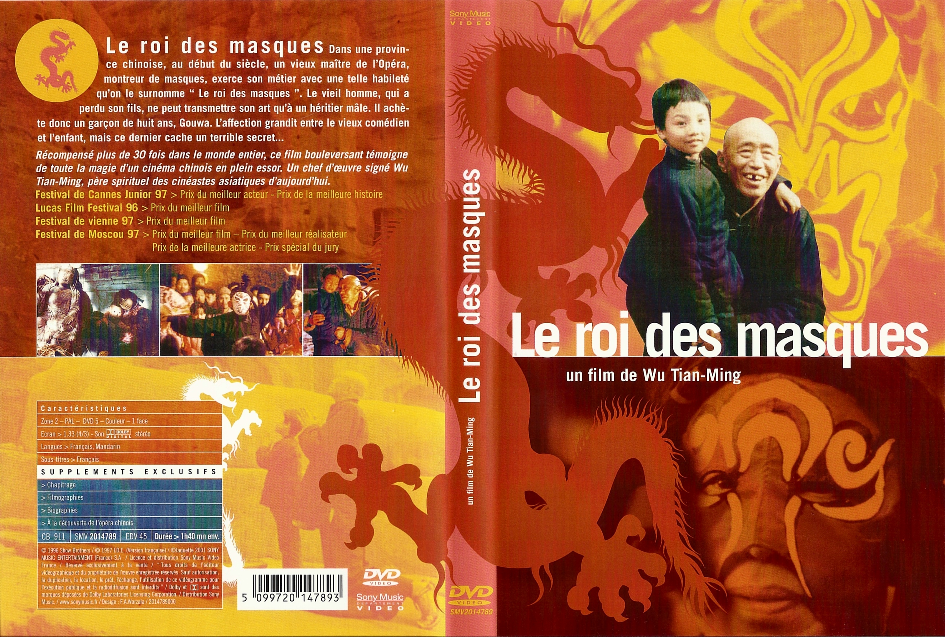 Jaquette DVD Le roi des masques
