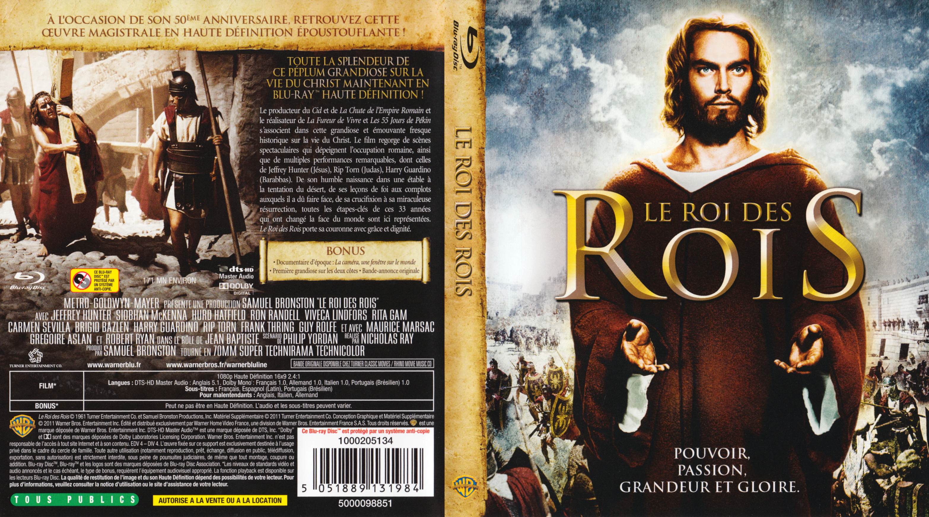 Jaquette DVD Le roi des rois (BLU-RAY)
