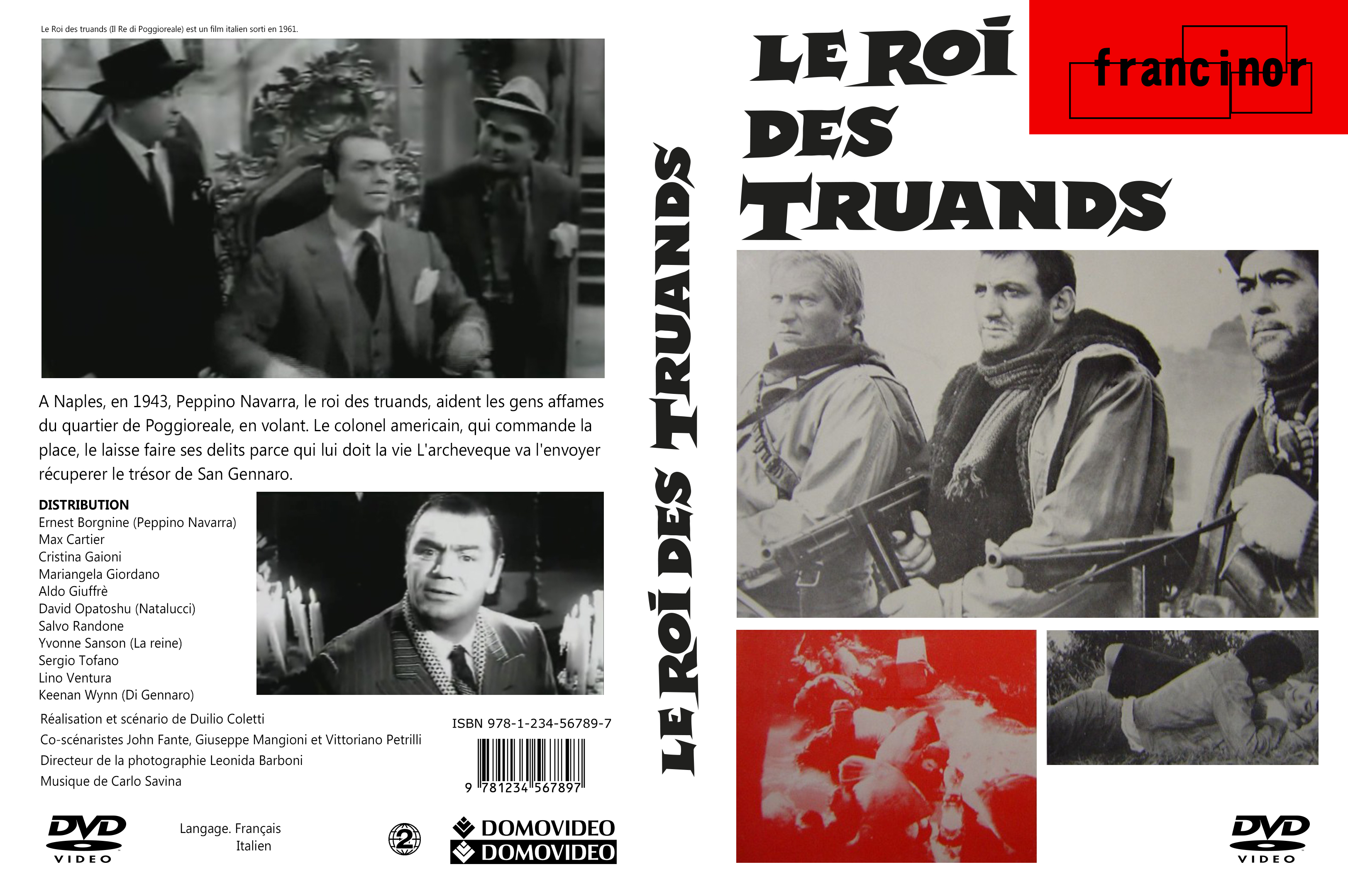 Jaquette DVD Le roi des truands custom