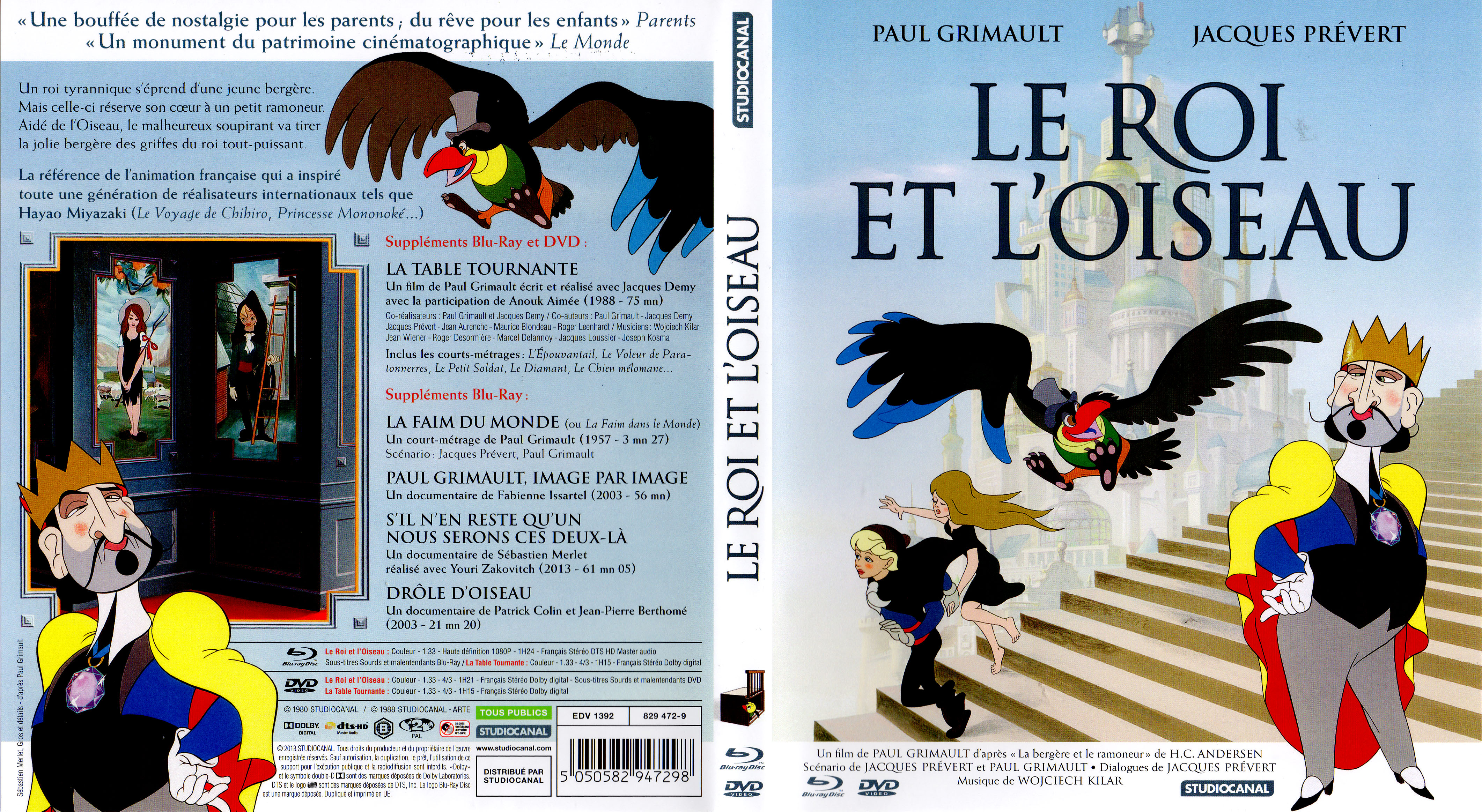 Jaquette DVD Le roi et l