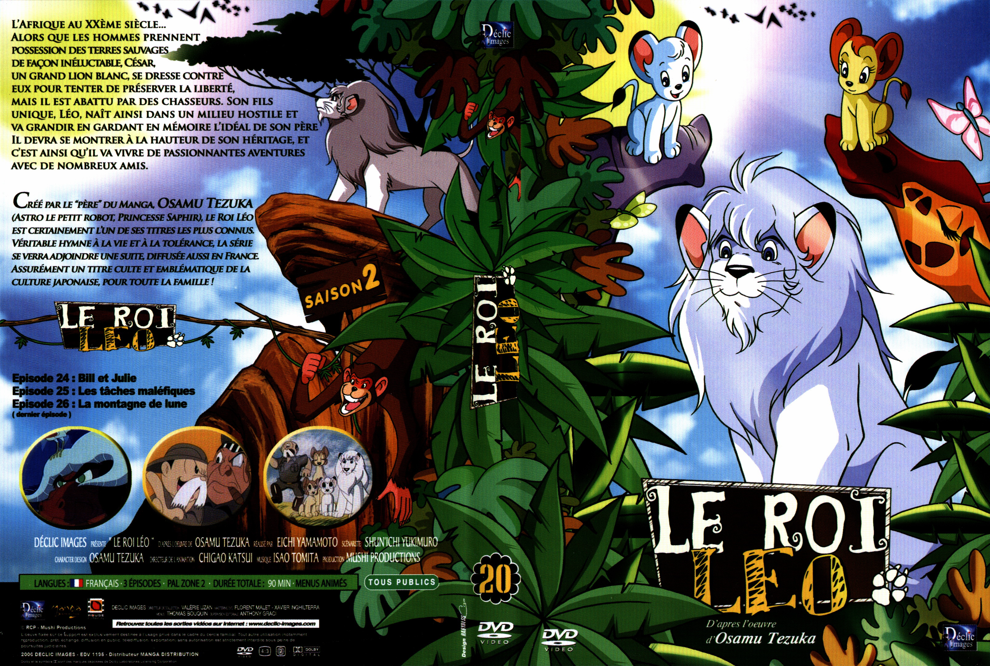Jaquette DVD Le roi leo vol 20
