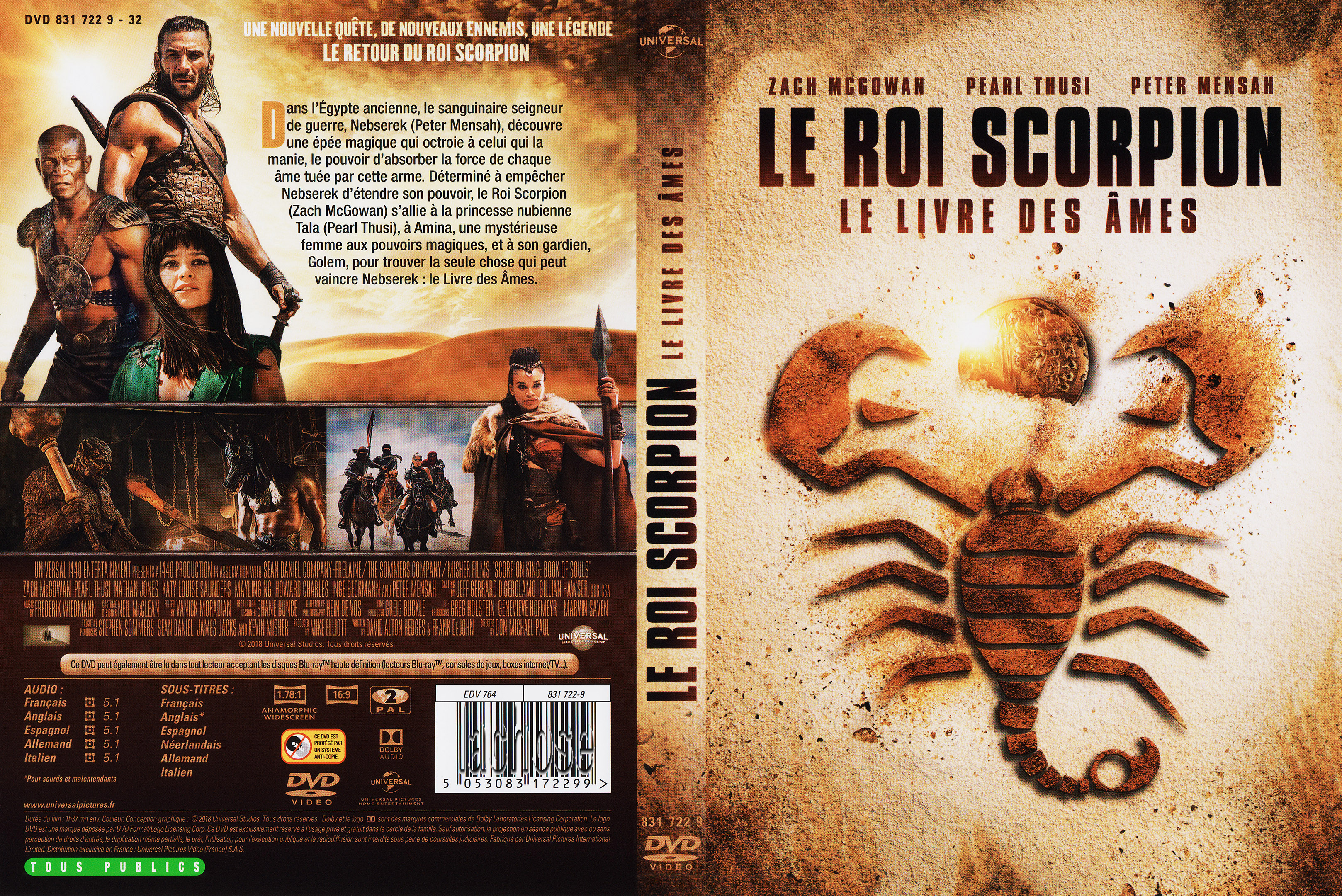 Jaquette DVD Le roi scorpion 5 le livre des mes