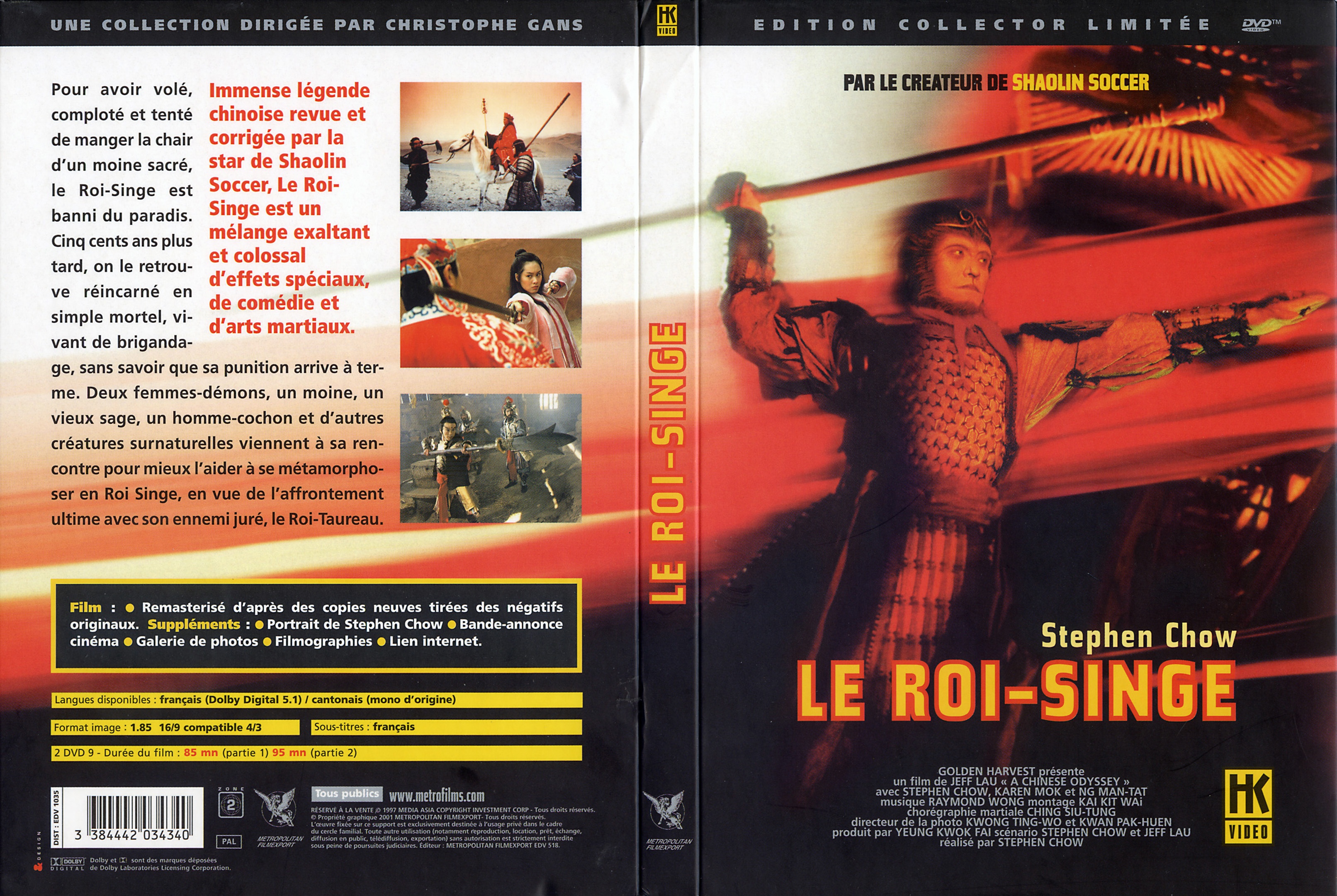 Jaquette DVD Le roi singe